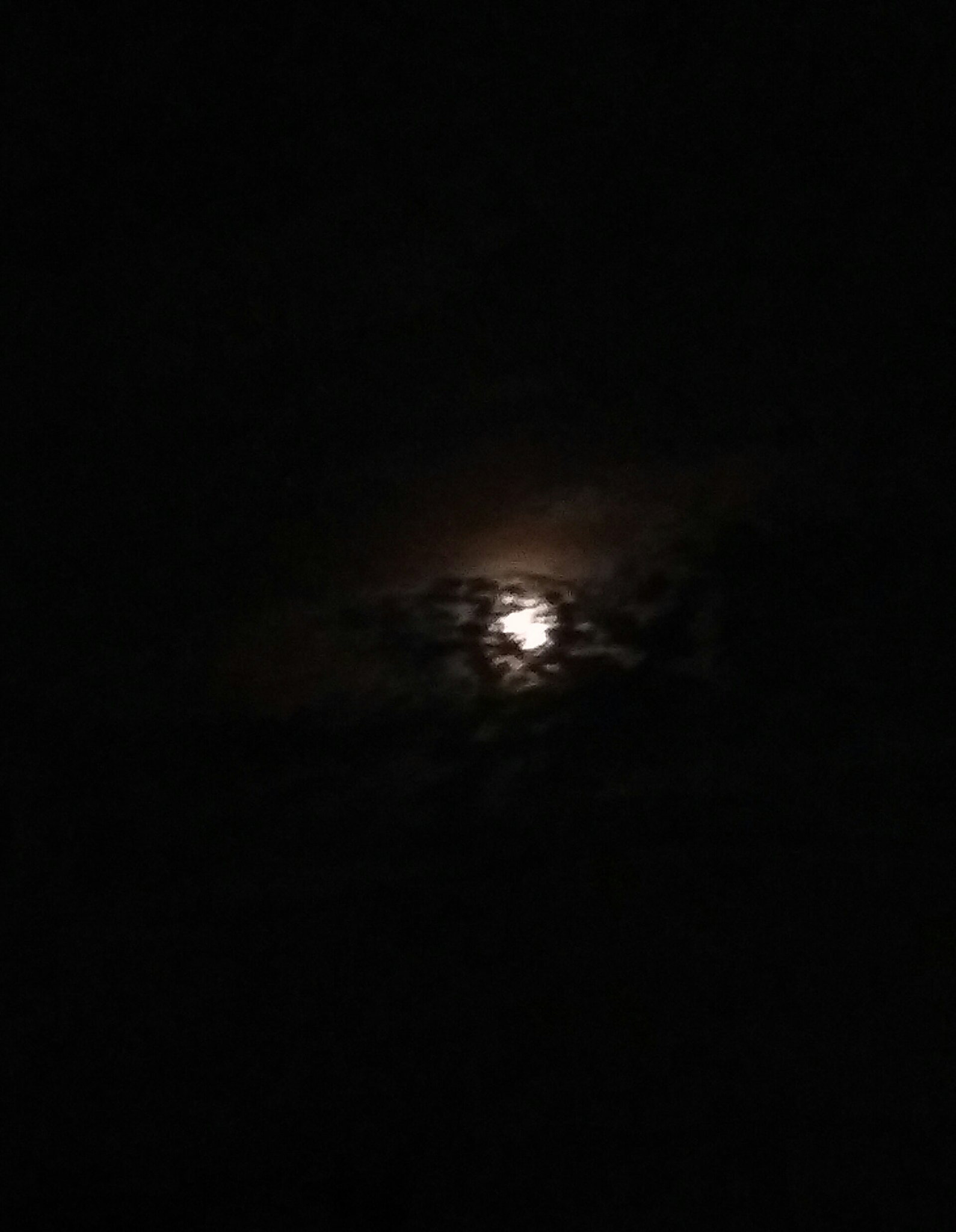 HTC ONE M8S sample photo. Moon amidst the clouds photography