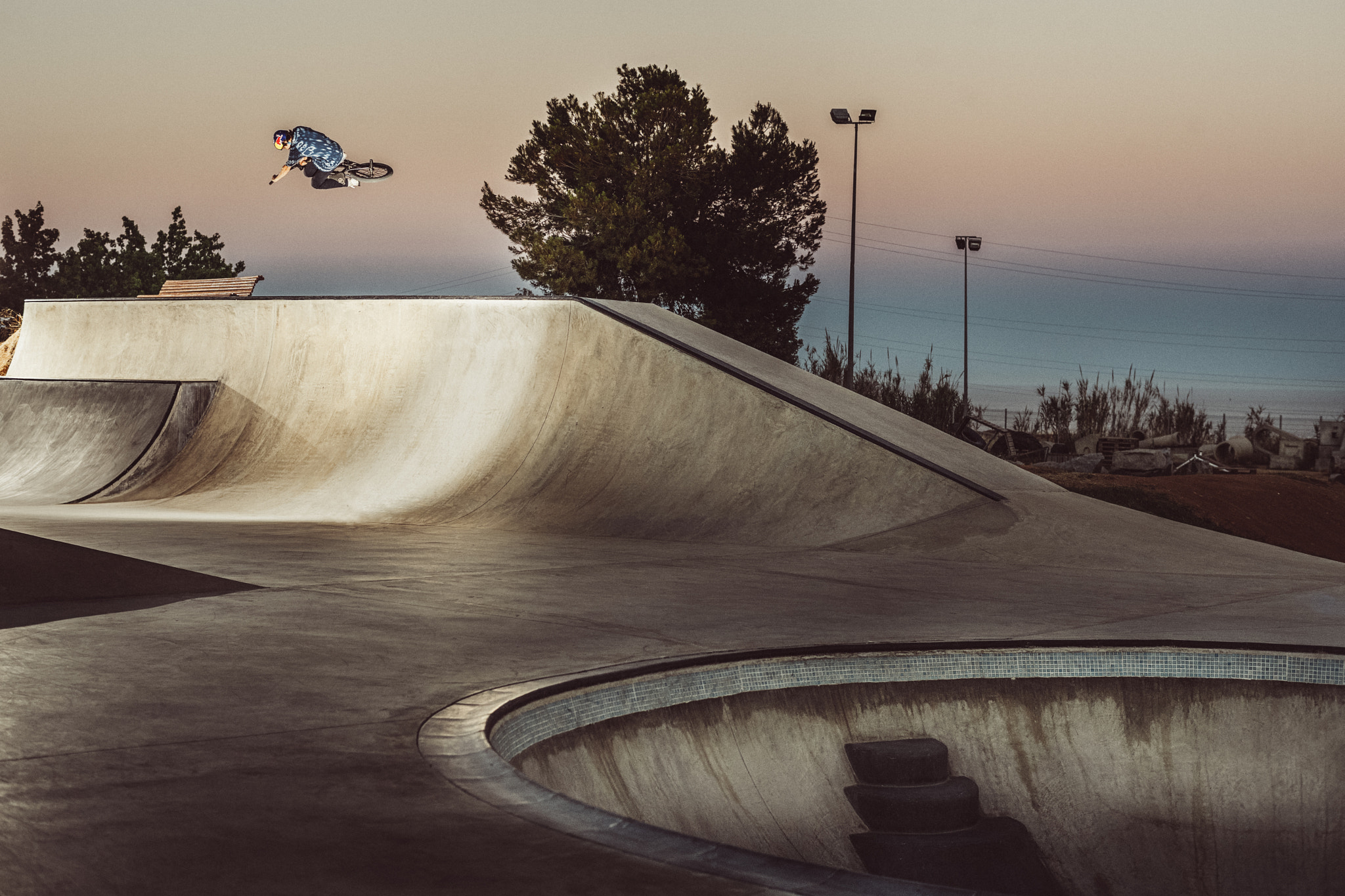 ZEISS Planar T* 50mm F1.4 sample photo. Bmx sunset photography