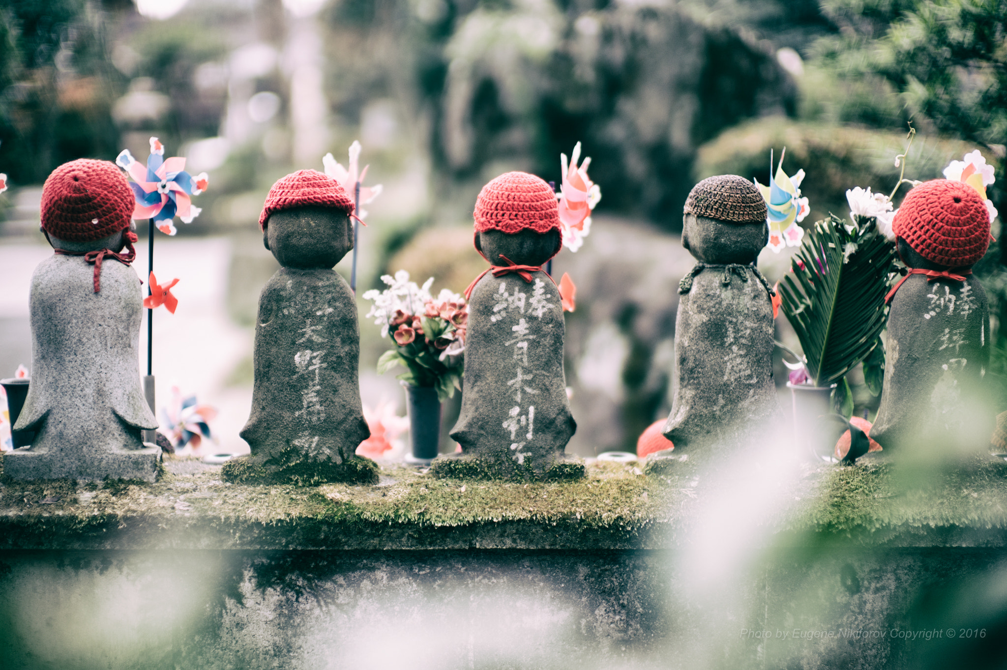 Leica M9 + Leica Noctilux-M 50mm F0.95 ASPH sample photo. Statues of unborn children  ready move safely to the afterlife. zojoji temple, tokyo, japan photography