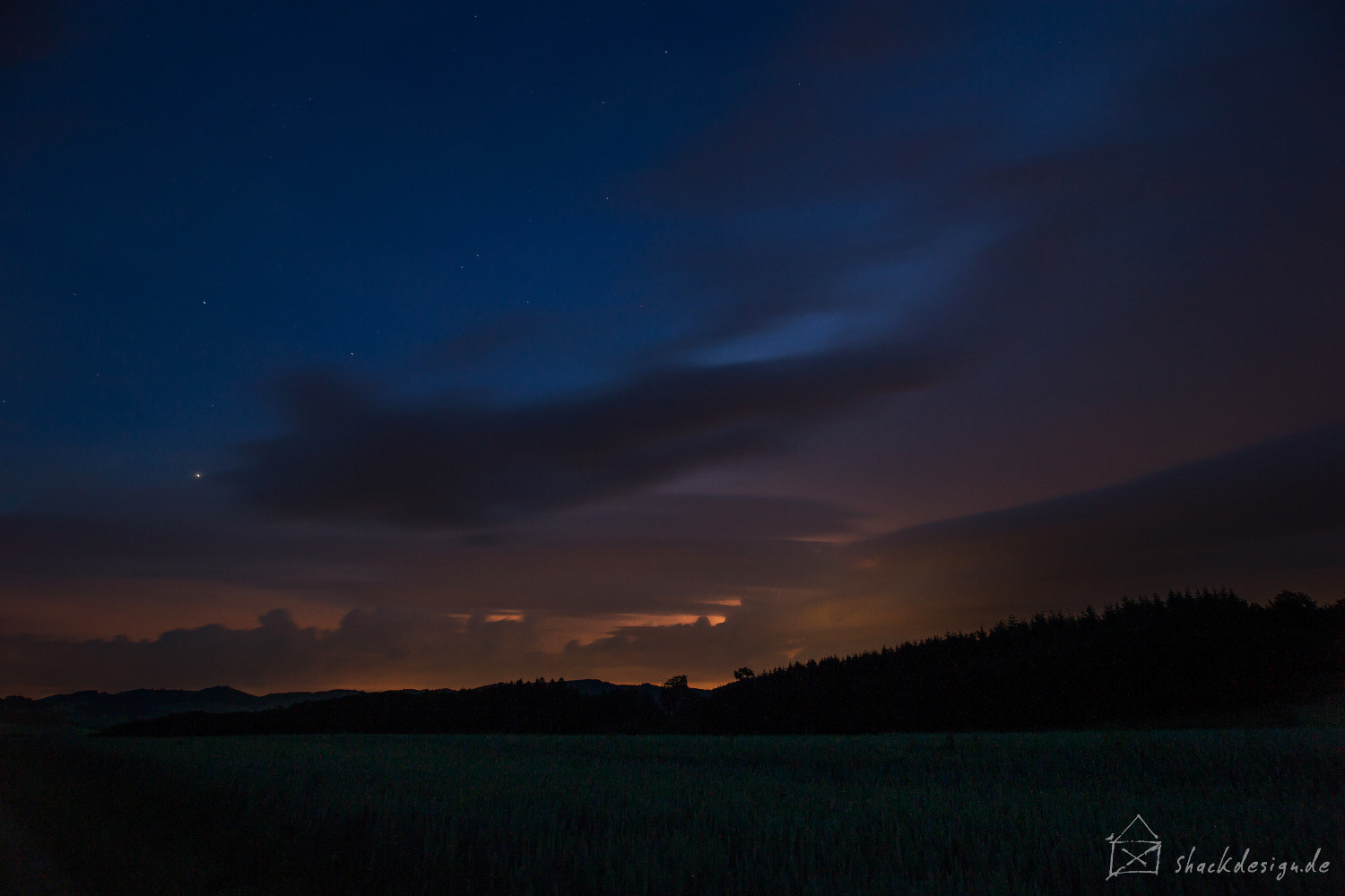 Sigma 17-35mm f/2.8-4 EX DG Aspherical HSM sample photo. Wetterleuchten -|- heat lightning photography