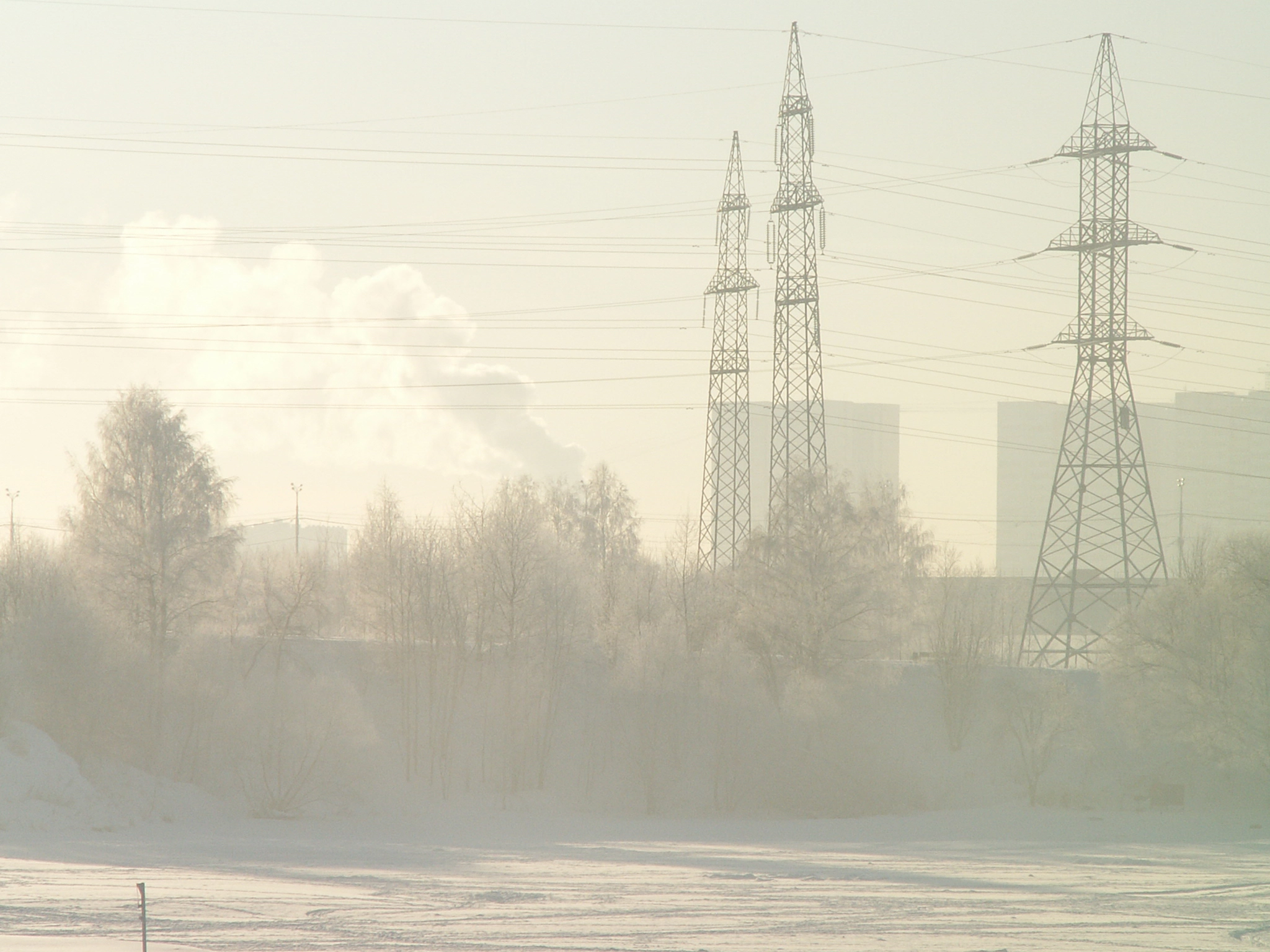 KONICA MINOLTA DiMAGE Z3 sample photo. Frozen air photography