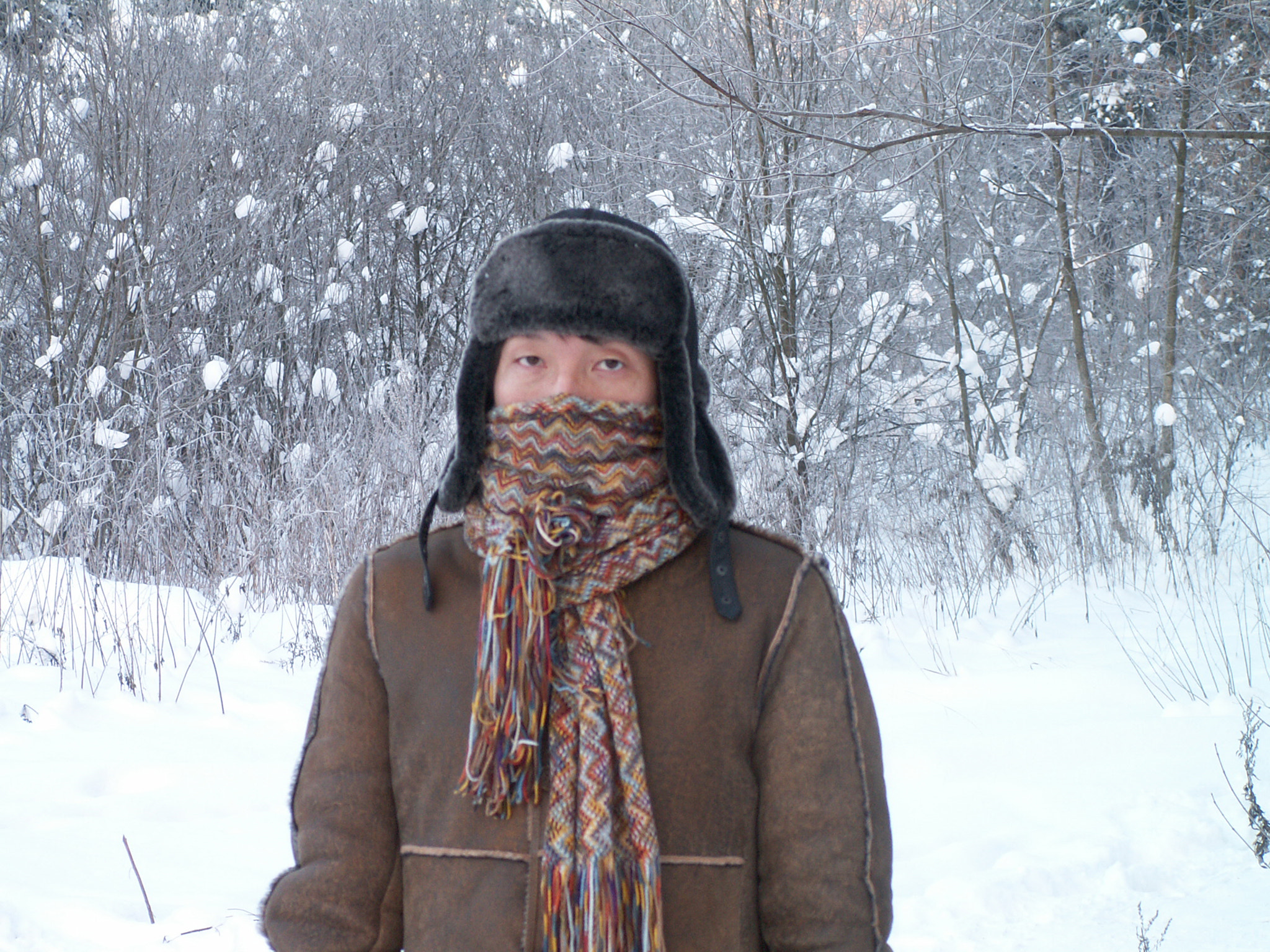 KONICA MINOLTA DiMAGE Z3 sample photo. On a cold day photography