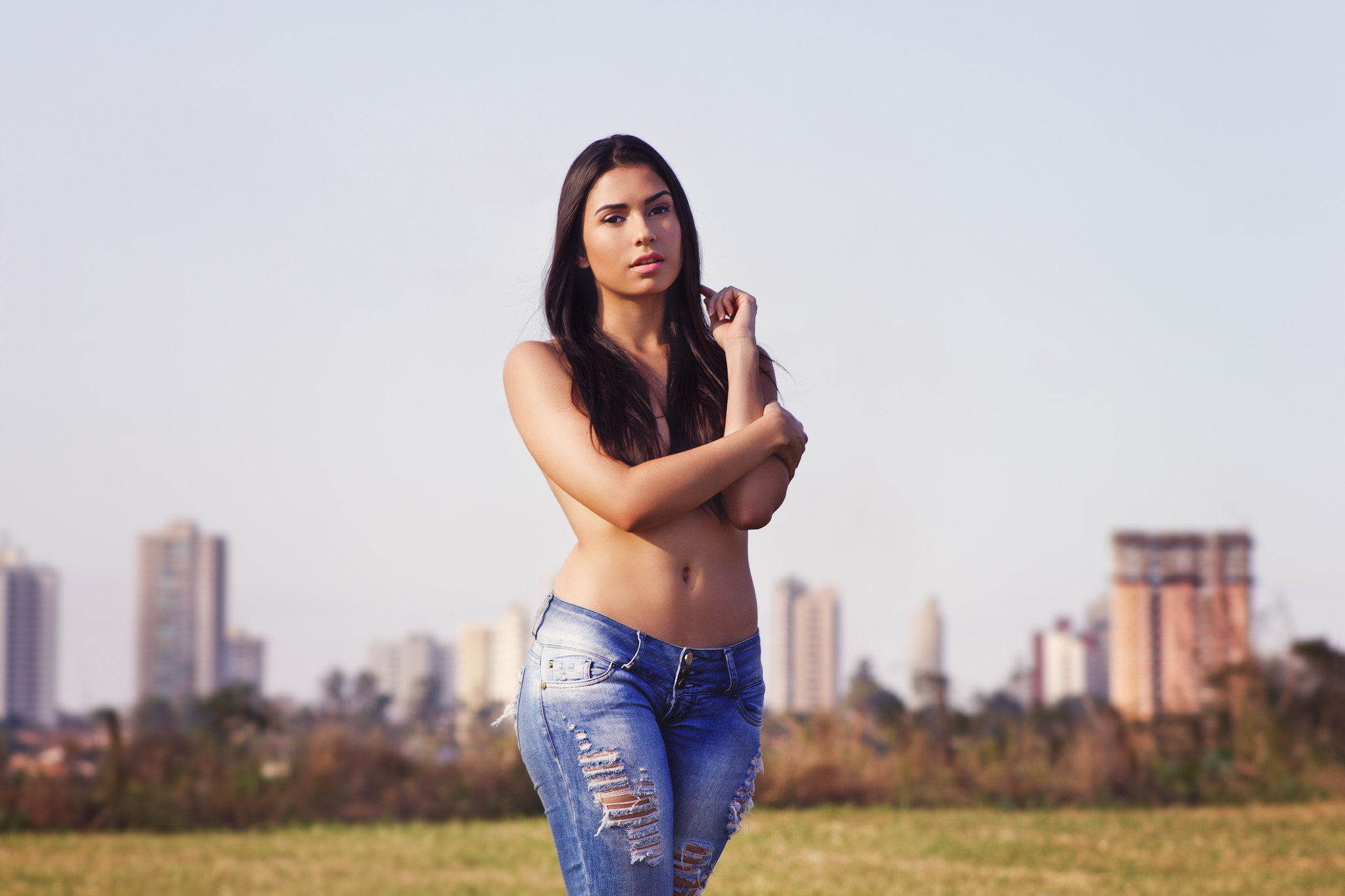 Canon EF 75-300mm f/4-5.6 USM sample photo. Sexy in the city photography