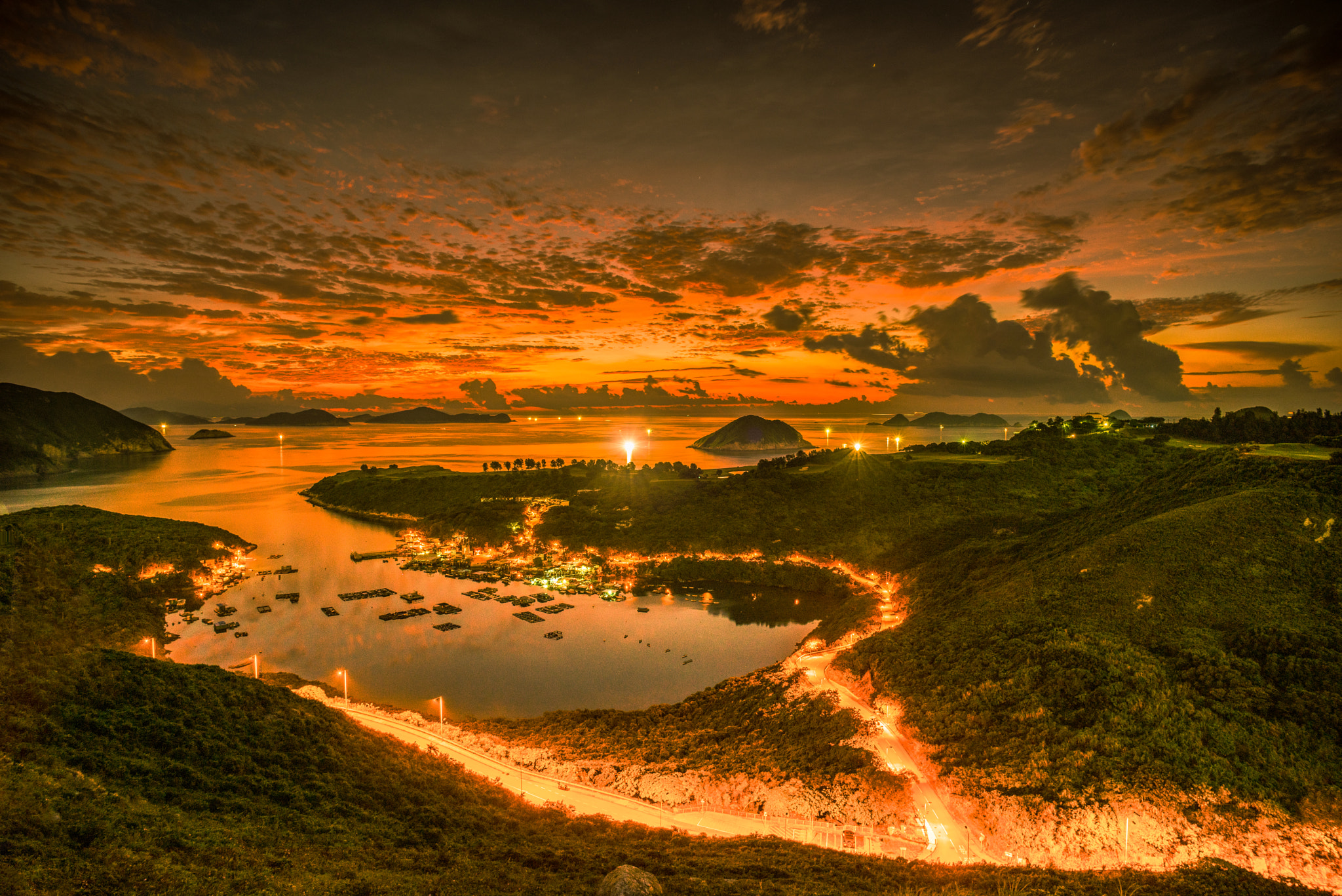 Sony 20mm F2.8 sample photo. Sunrise at clear water bay in hong kong photography