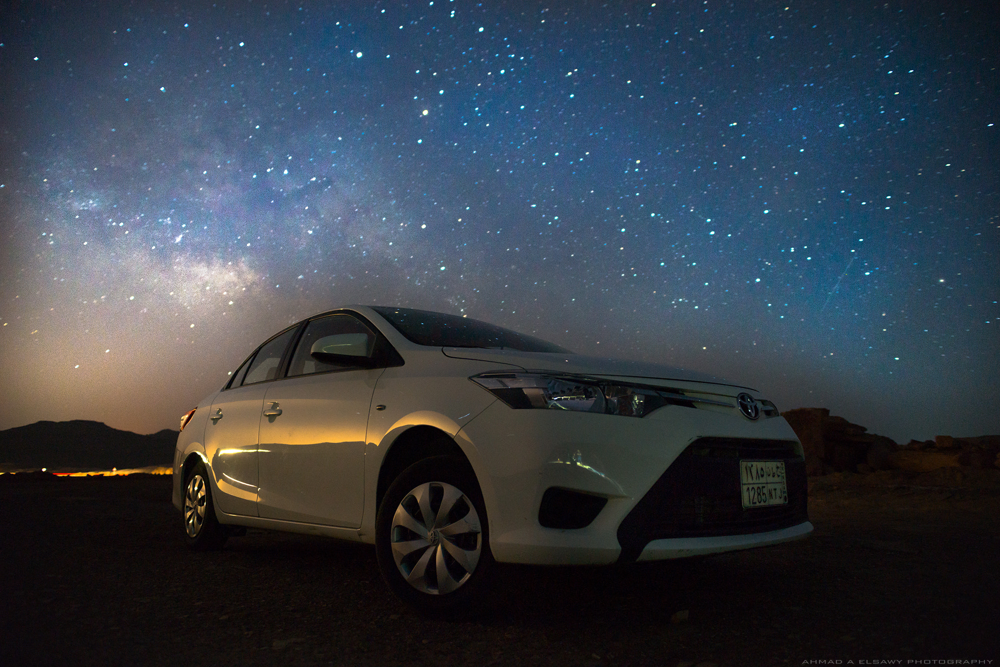 Minolta AF 28-80mm F3.5-5.6 II sample photo. Yaris milky way photography