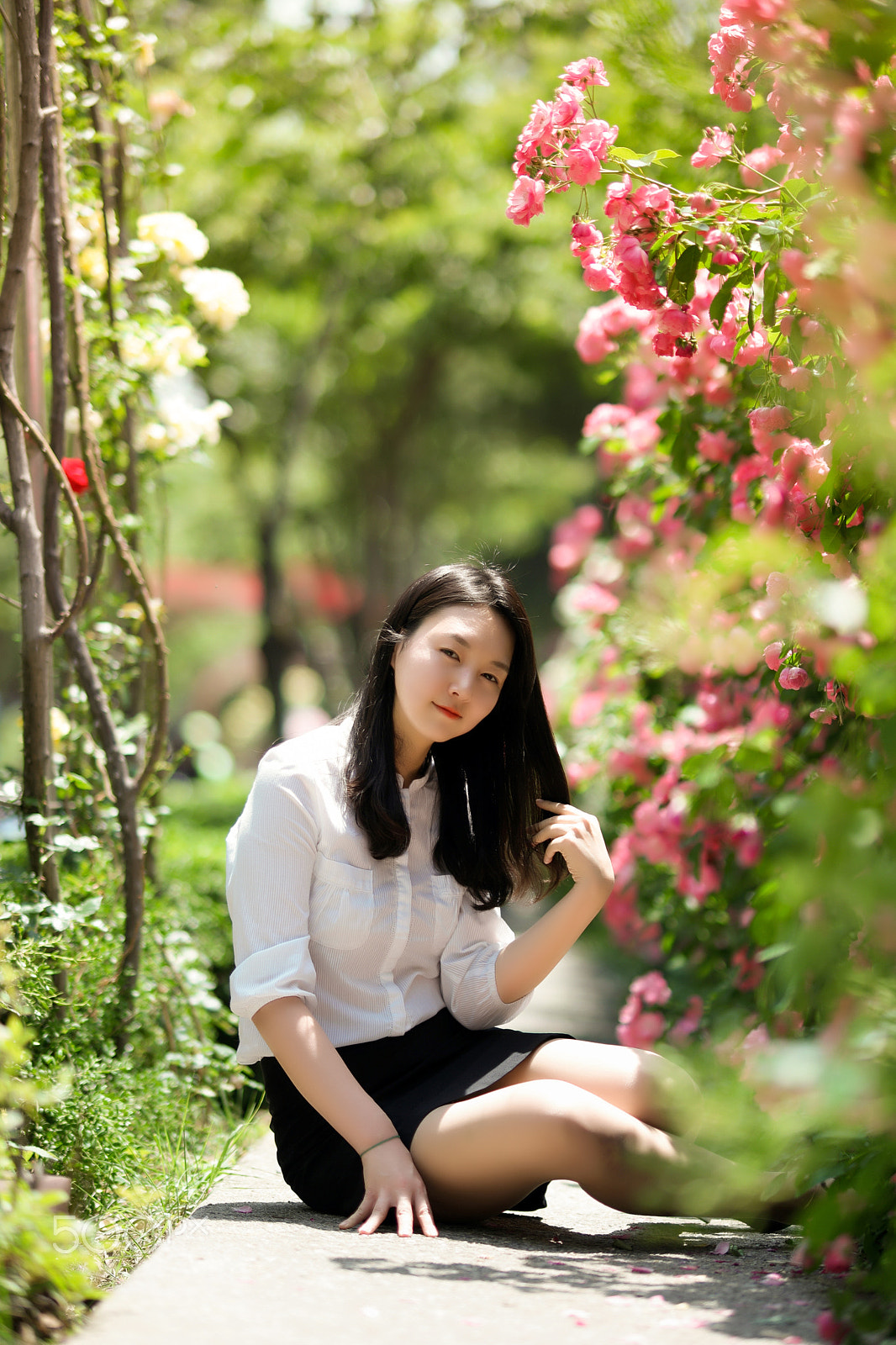 Samsung NX1 + Samsung NX 85mm F1.4 ED SSA sample photo. 2016's seoul roses festival. photography