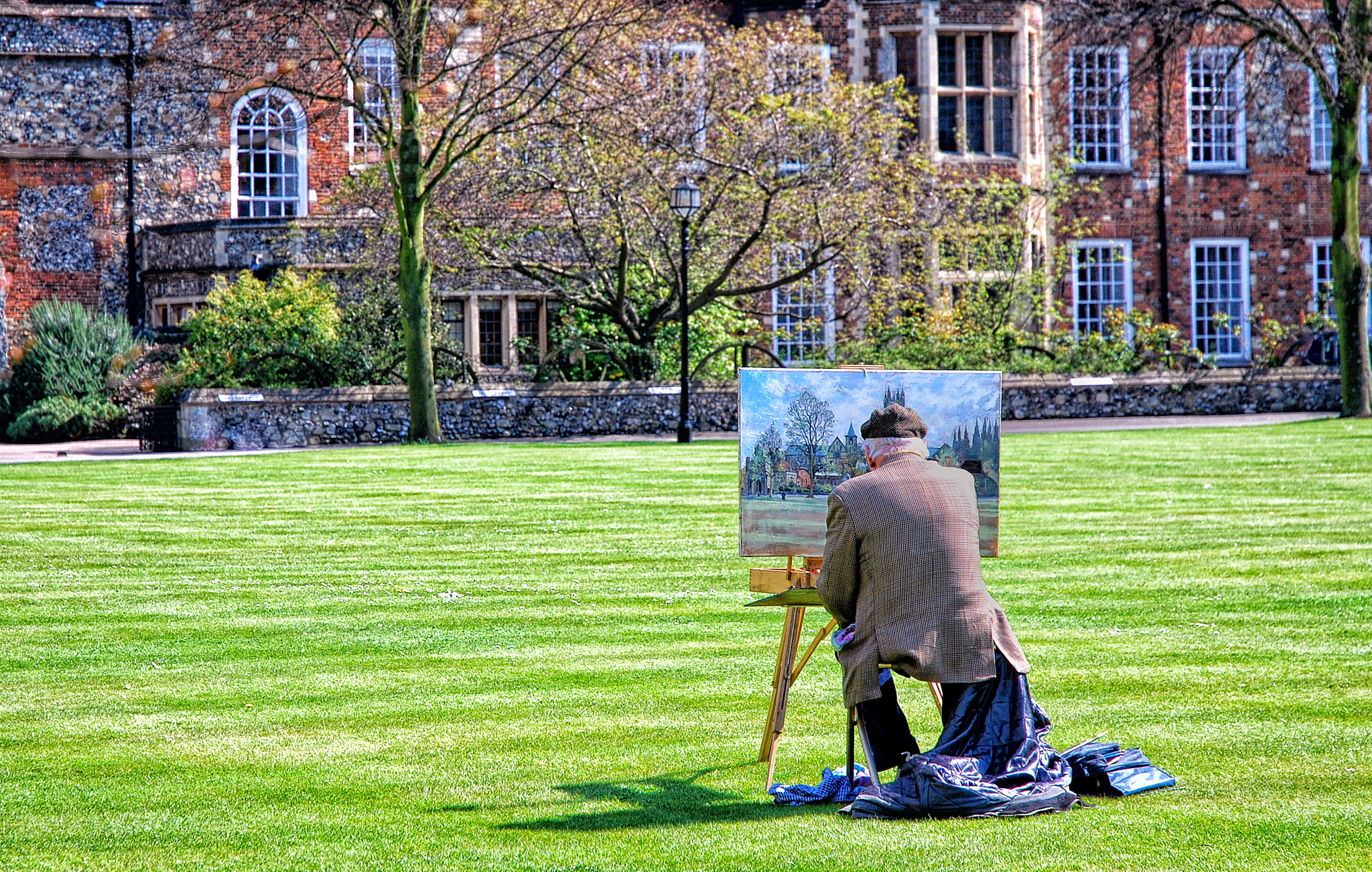 Nikon D40X sample photo. Artist at work photography