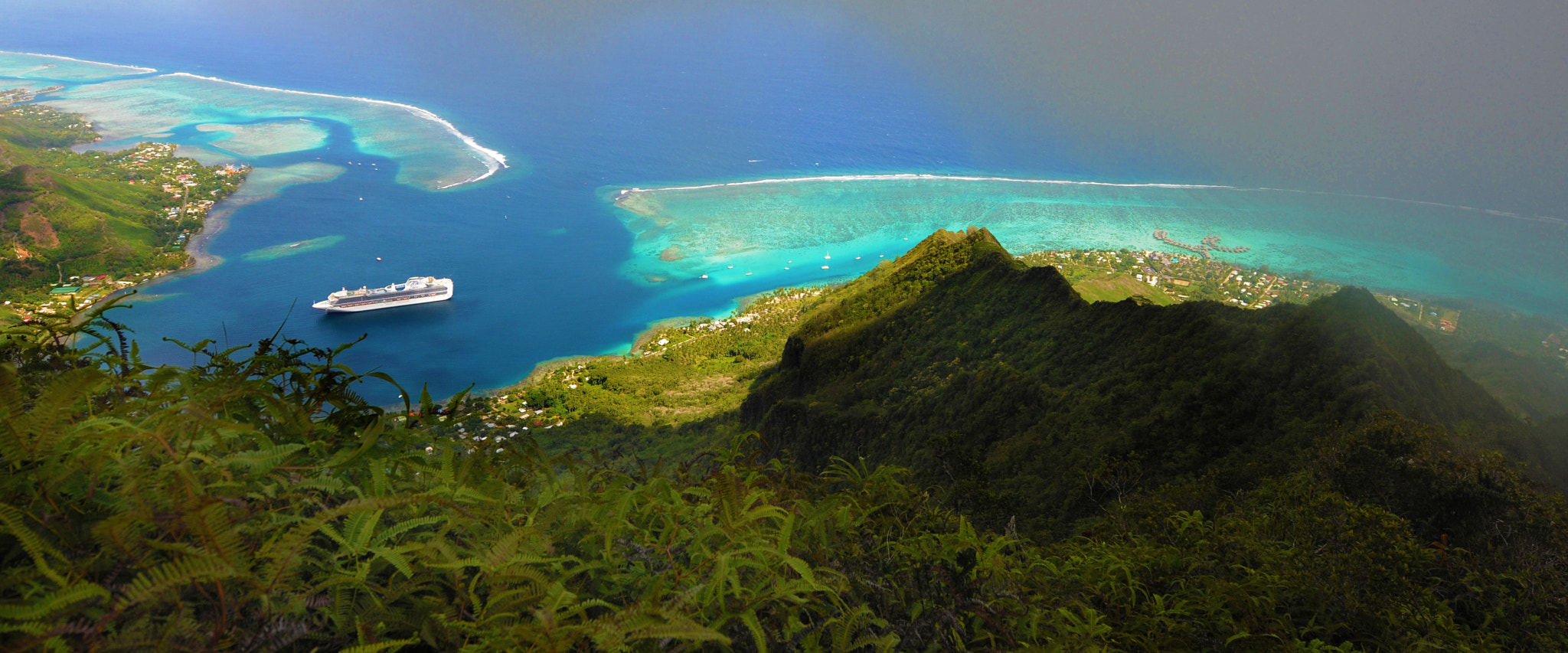 Nikon D300S sample photo. Moorea island mountains photography