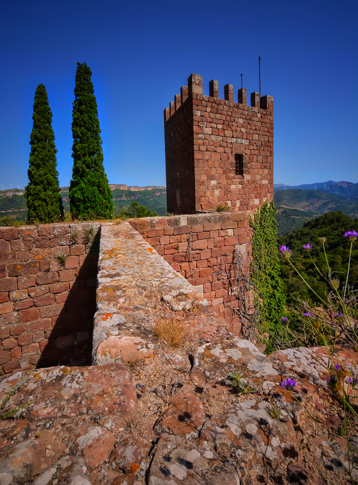 Tokina AT-X Pro 11-16mm F2.8 DX II sample photo. Castel monastry d'escornalbou. photography