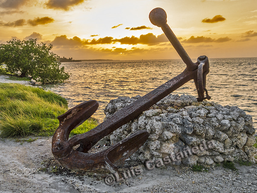 Panasonic Lumix DMC-G6 sample photo. "anchor". islamorada. florida. usa. photography