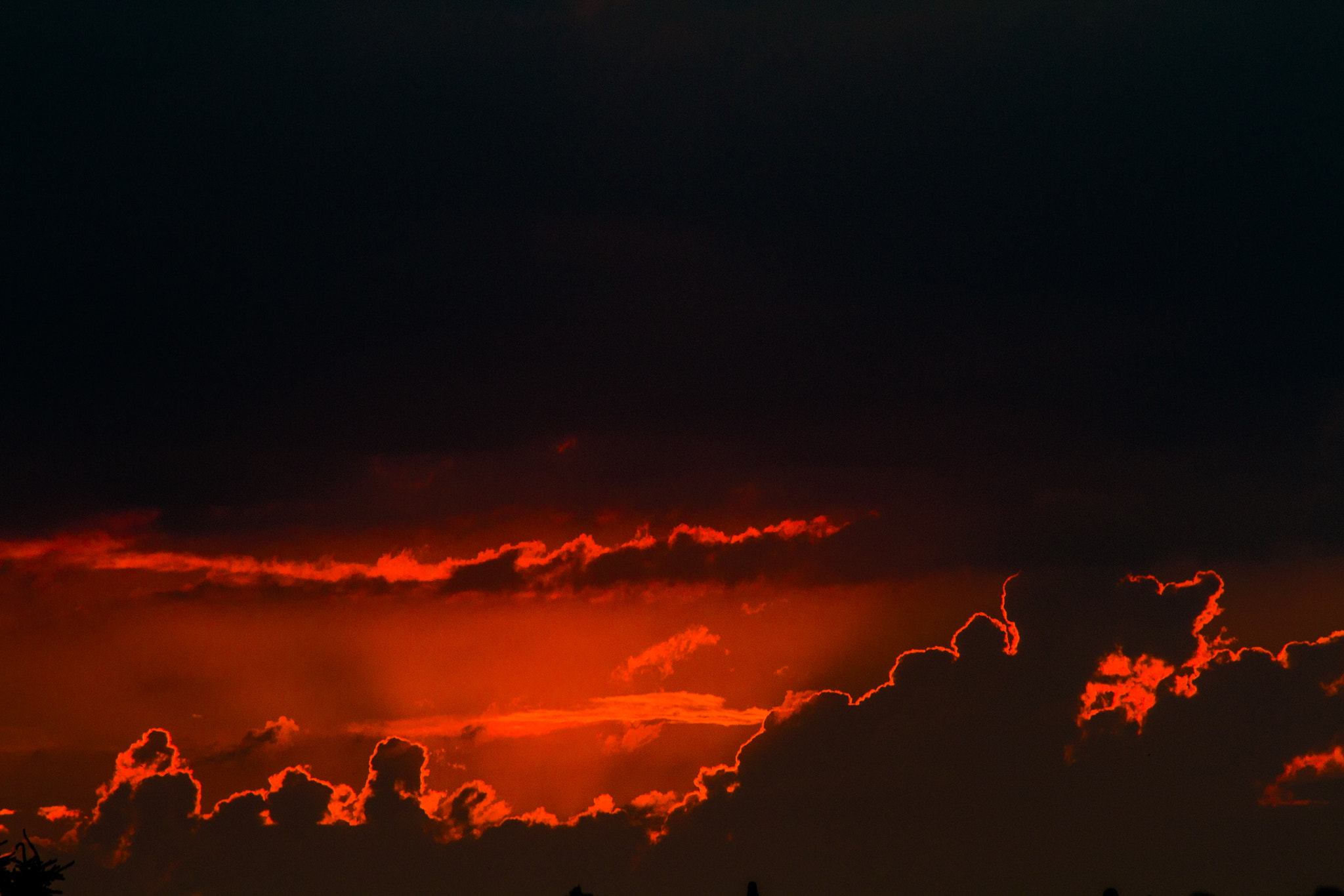 Canon EF 70-300mm F4-5.6 IS USM sample photo. Burning sky photography
