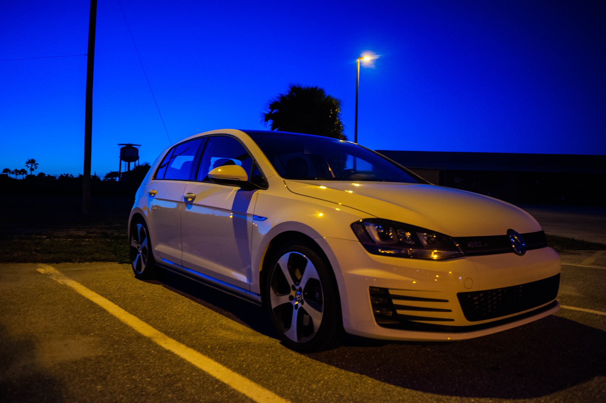Nikon D700 + AF Nikkor 28mm f/2.8 sample photo. Vw gti mk7 photography