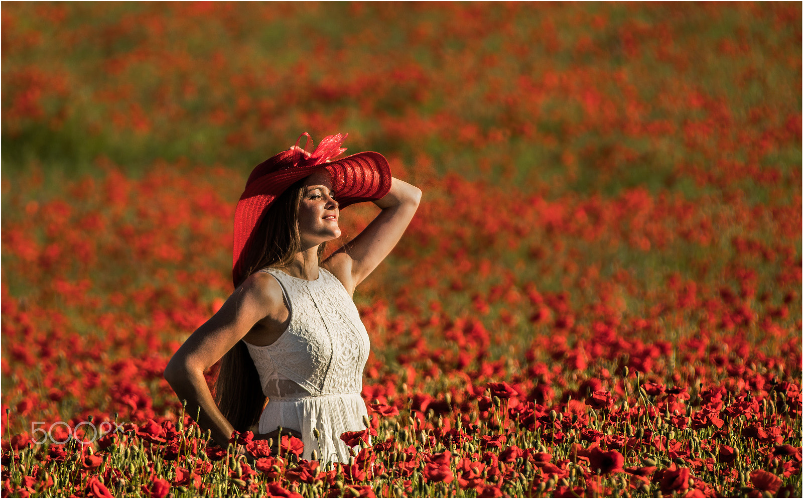 Canon EF 28-300mm F3.5-5.6L IS USM sample photo. Lady in red photography