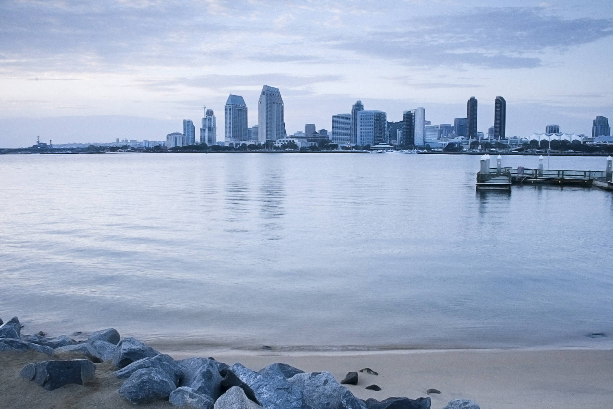 Canon EF-S 18-55mm F3.5-5.6 sample photo. Skyline downtown san diego photography