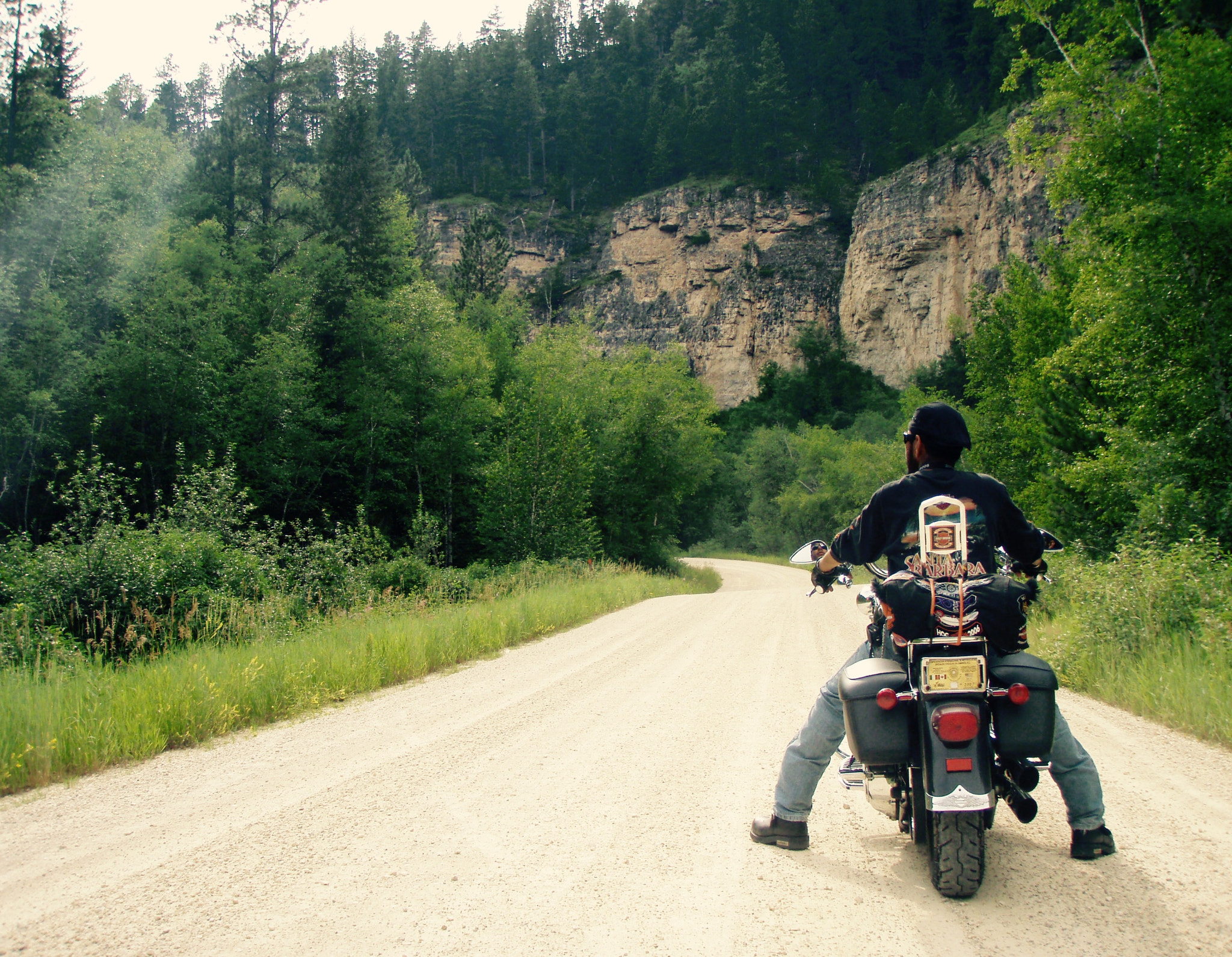 Olympus u770SW,S770SW sample photo. A good day to ride. near spearfish canyon, south dakota photography