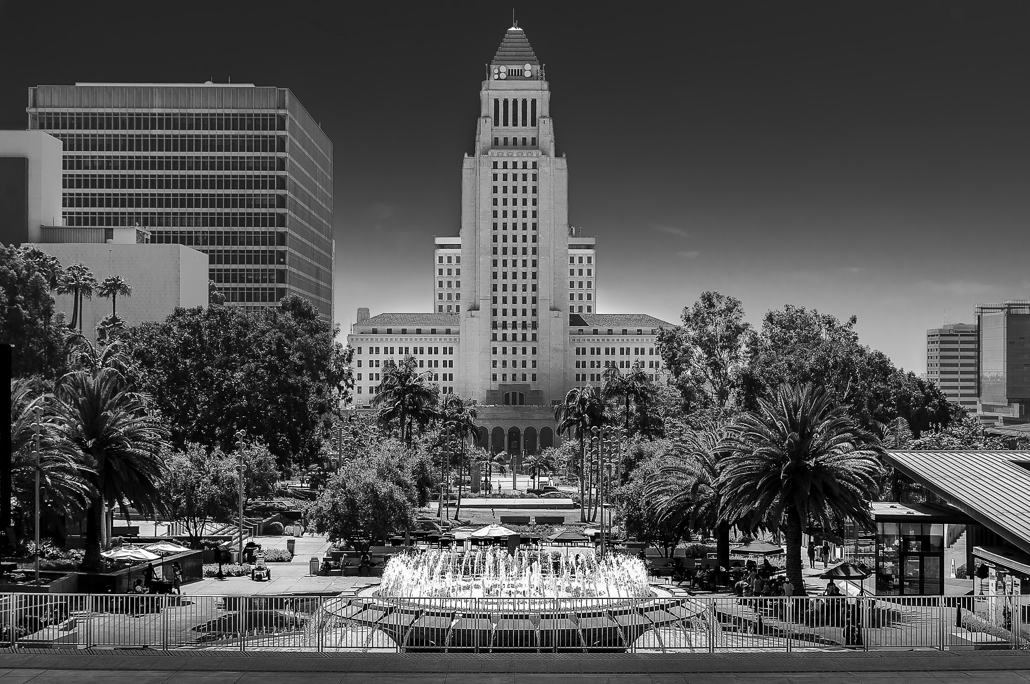 Sigma 17-70mm F2.8-4 DC Macro OS HSM sample photo. Los angeles city hall photography