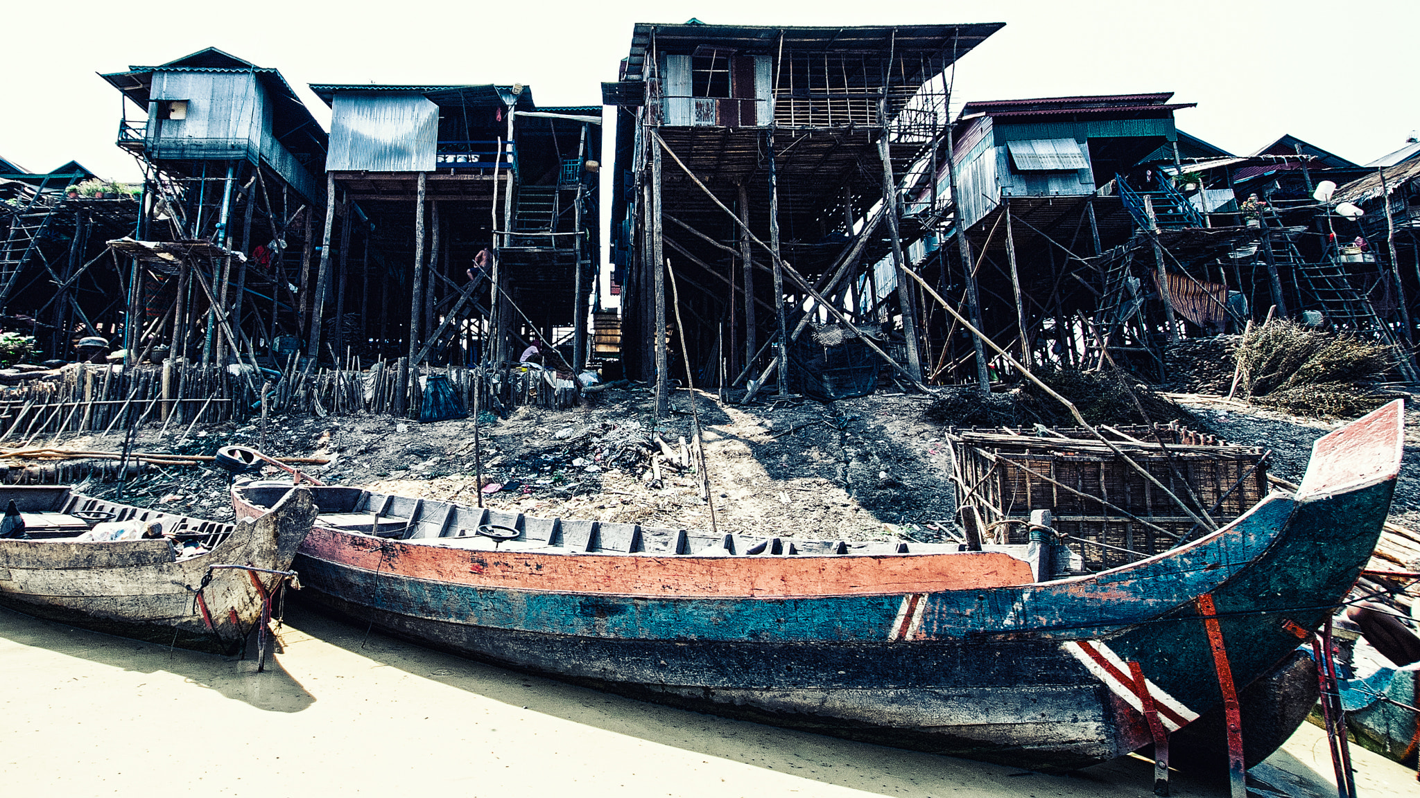 Nikon D80 sample photo. Cambodian kampong photography