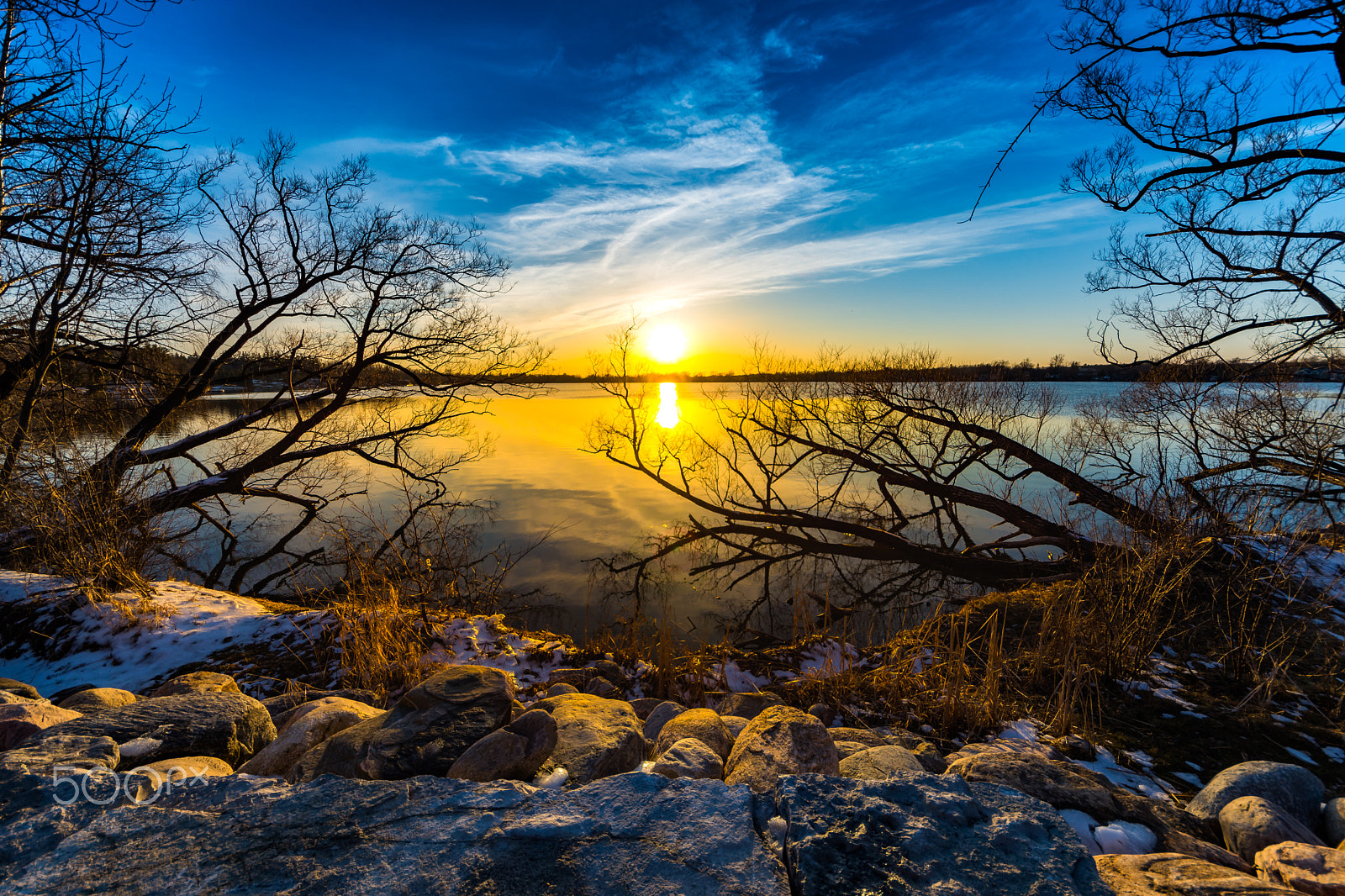 Sigma 8-16mm F4.5-5.6 DC HSM sample photo. Winter sunset photography