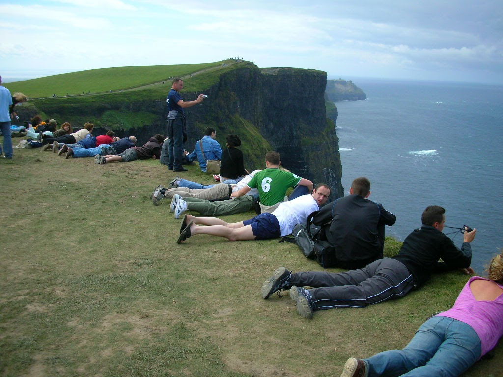 Nikon COOLPIX S3 sample photo. Ireland - cliffs of moher - people photography