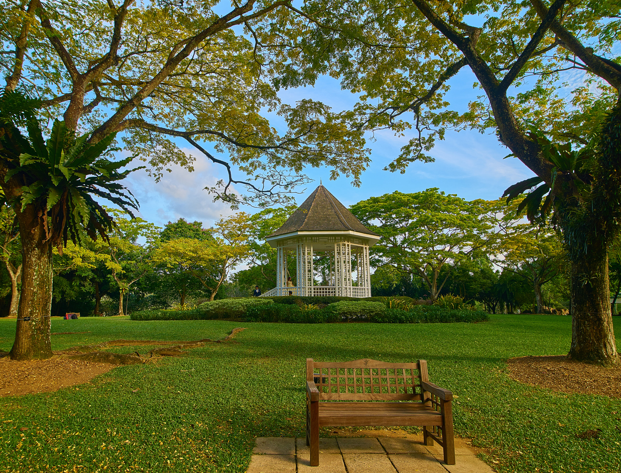 Sony a7R + 16-28mm F2.8 sample photo. The bandstand 2 photography