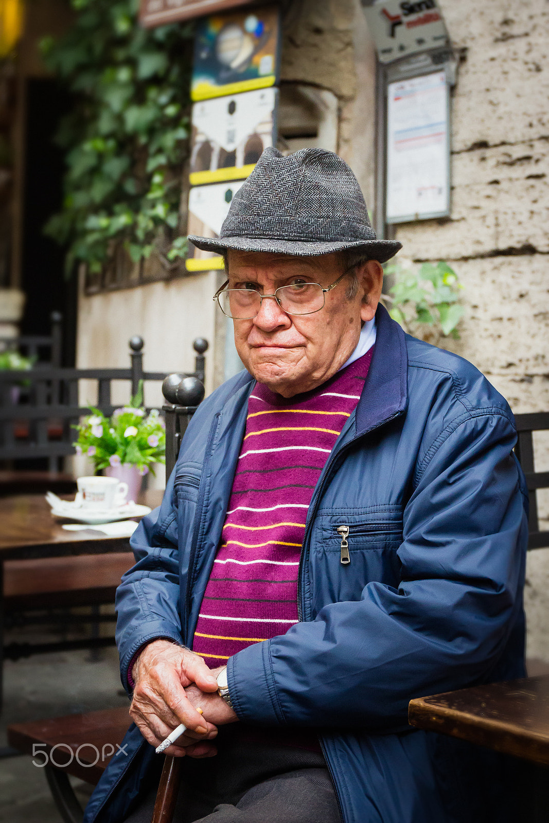 Canon EF 24-70mm F4L IS USM sample photo. Portrait of an italian man photography