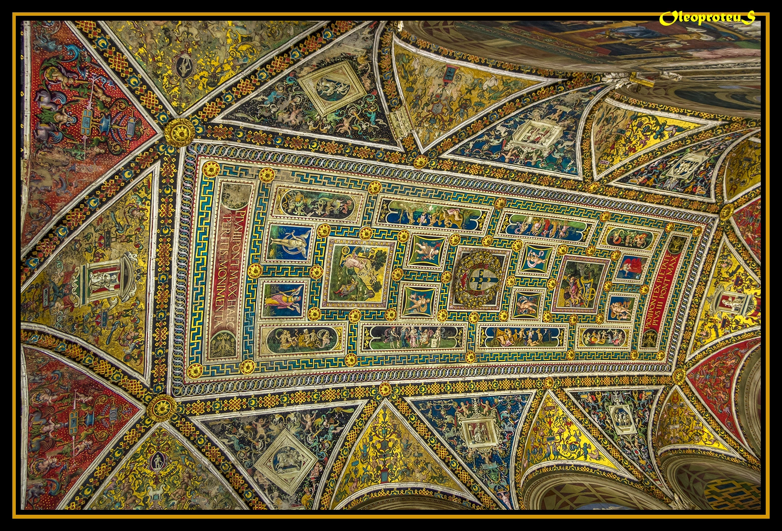 Pentax smc DA 17-70mm F4.0 AL (IF) SDM sample photo. Bibliothèque cathédrale de sienne photography