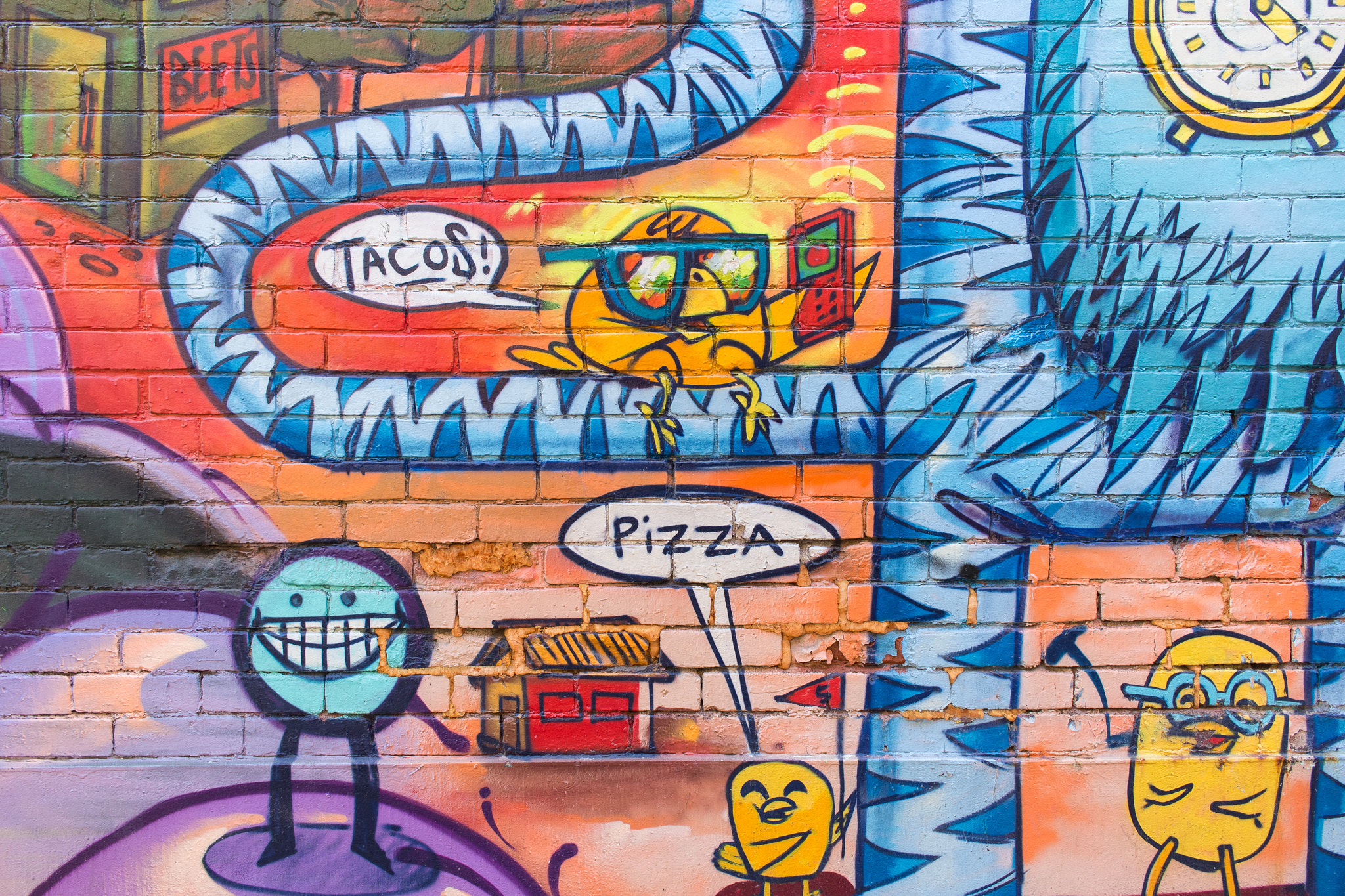 Canon EOS 100D (EOS Rebel SL1 / EOS Kiss X7) sample photo. Graffiti alley | toronto | ontario photography