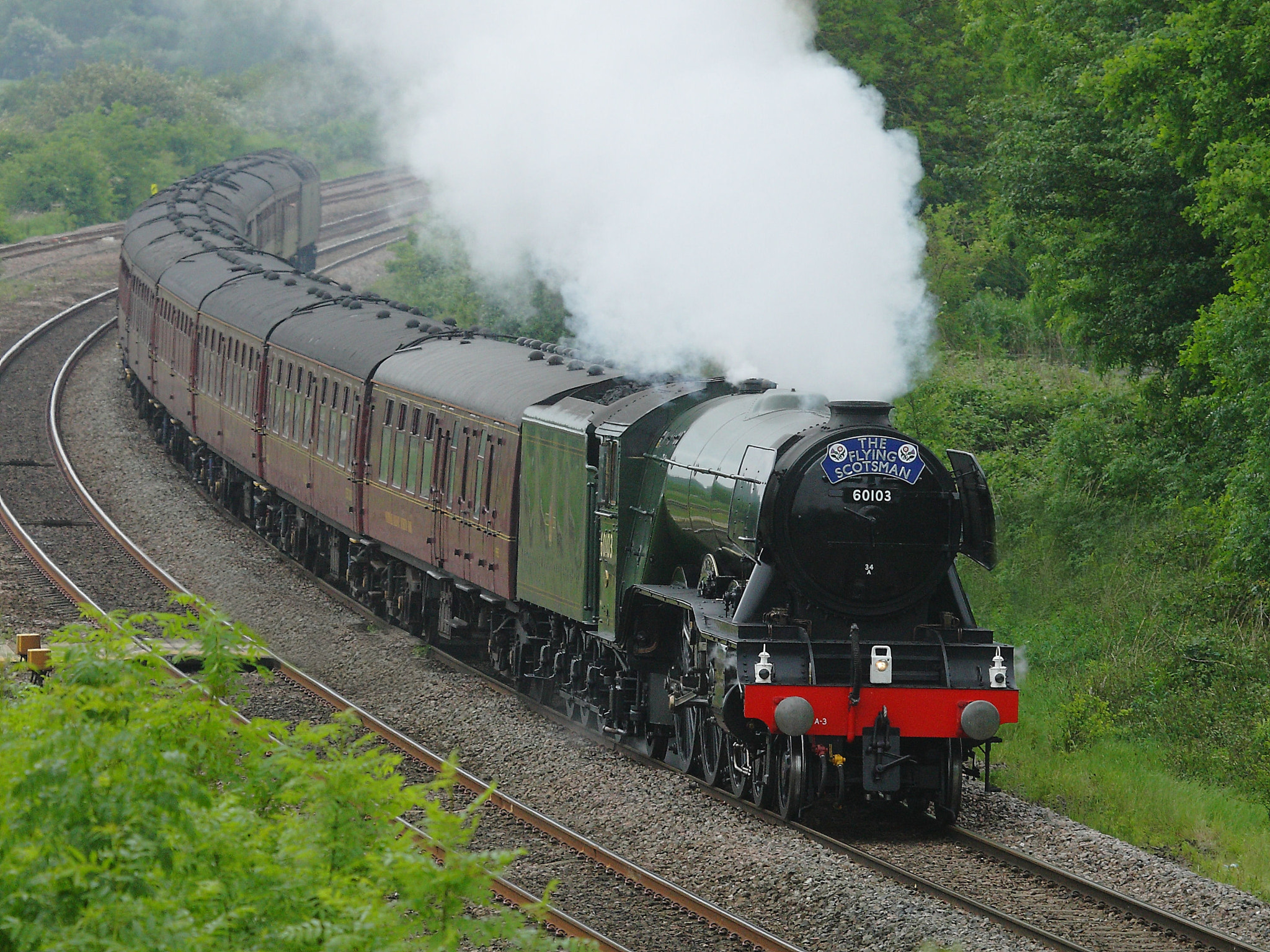 Canon EOS-1D Mark III + Canon EF 100-400mm F4.5-5.6L IS USM sample photo. Flying scotsman photography