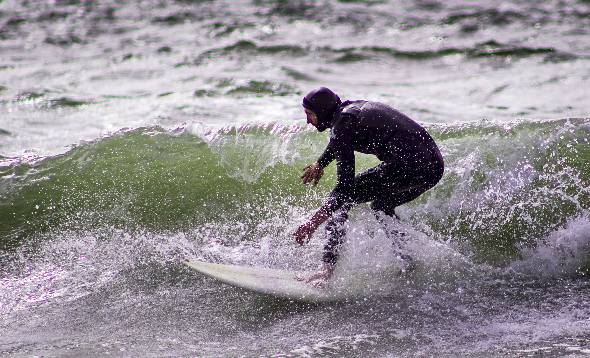 Canon EF 75-300mm f/4-5.6 USM sample photo. Surfer photography
