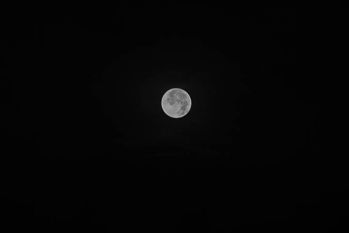 Canon EOS 750D (EOS Rebel T6i / EOS Kiss X8i) + EF75-300mm f/4-5.6 sample photo. Moon photography