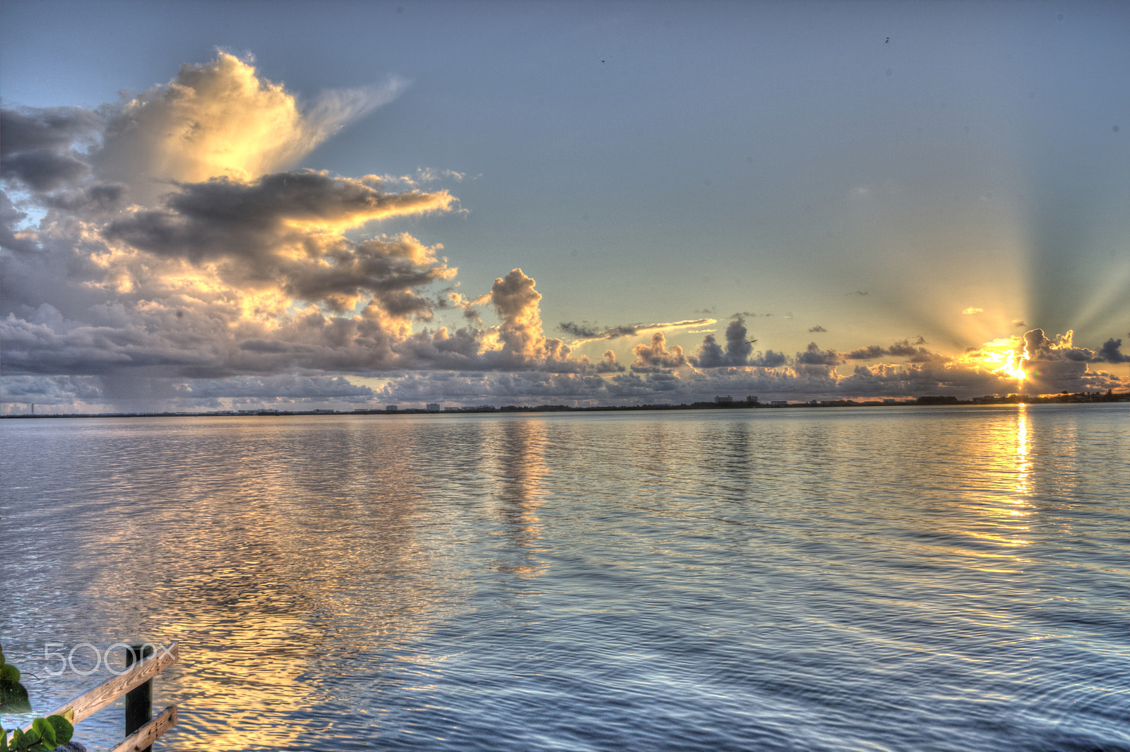 Canon EOS-1D Mark III sample photo. Sunrise on the banana river photography