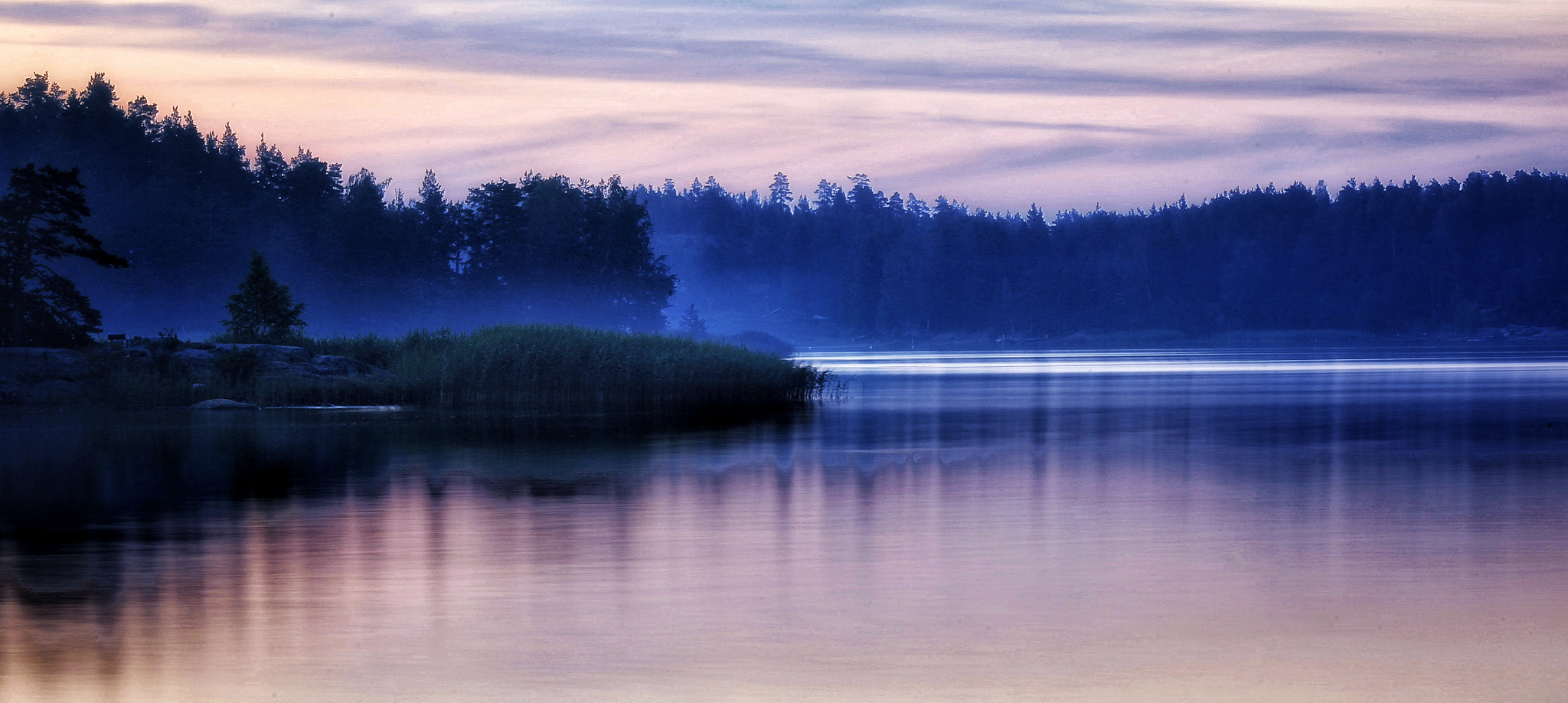 Canon EF 135mm F2L USM sample photo. Moment after the sunset in finland photography