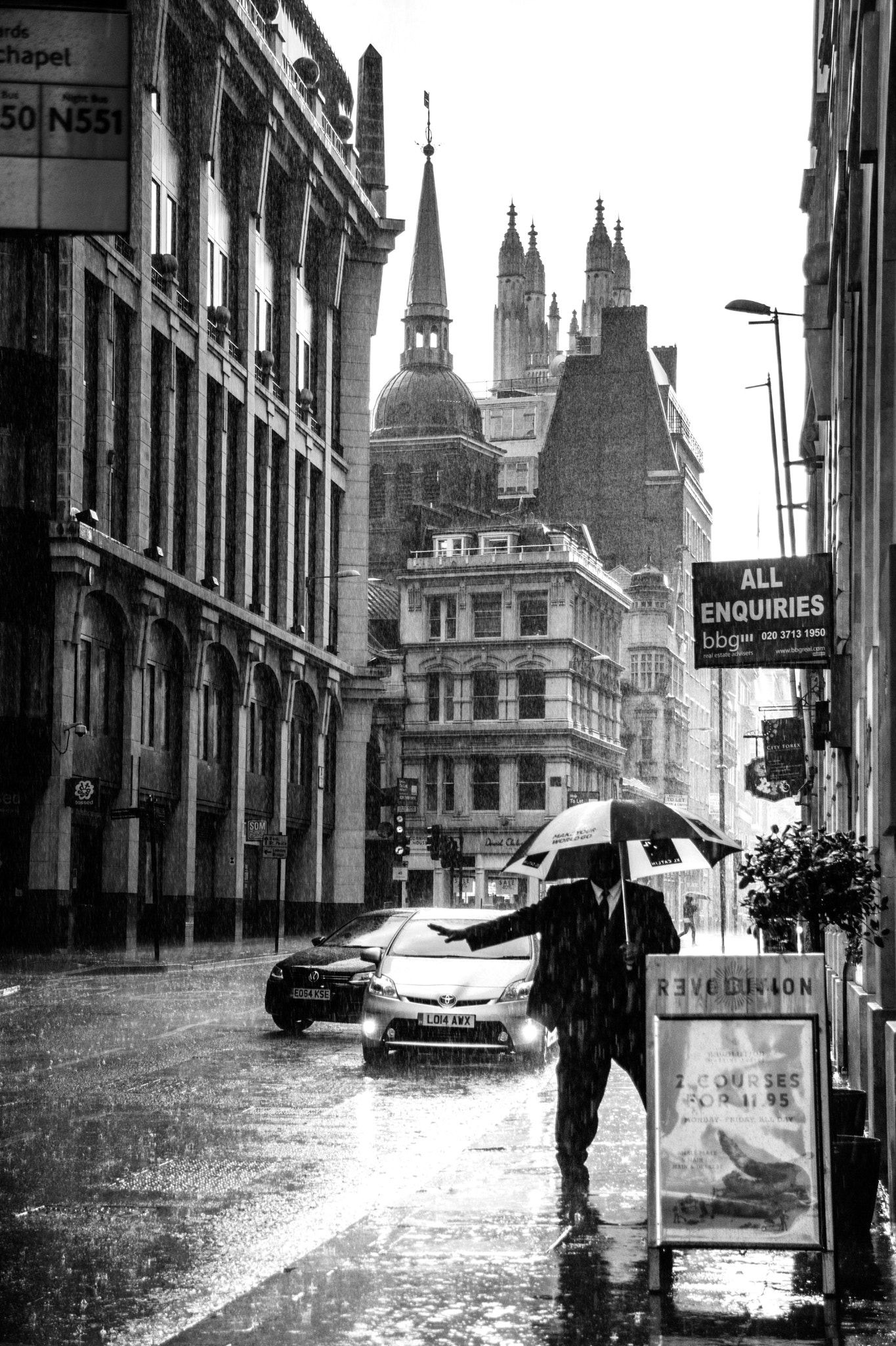 Nikon D7100 + Sigma 18-125mm F3.8-5.6 DC OS HSM sample photo. Rainy london photography