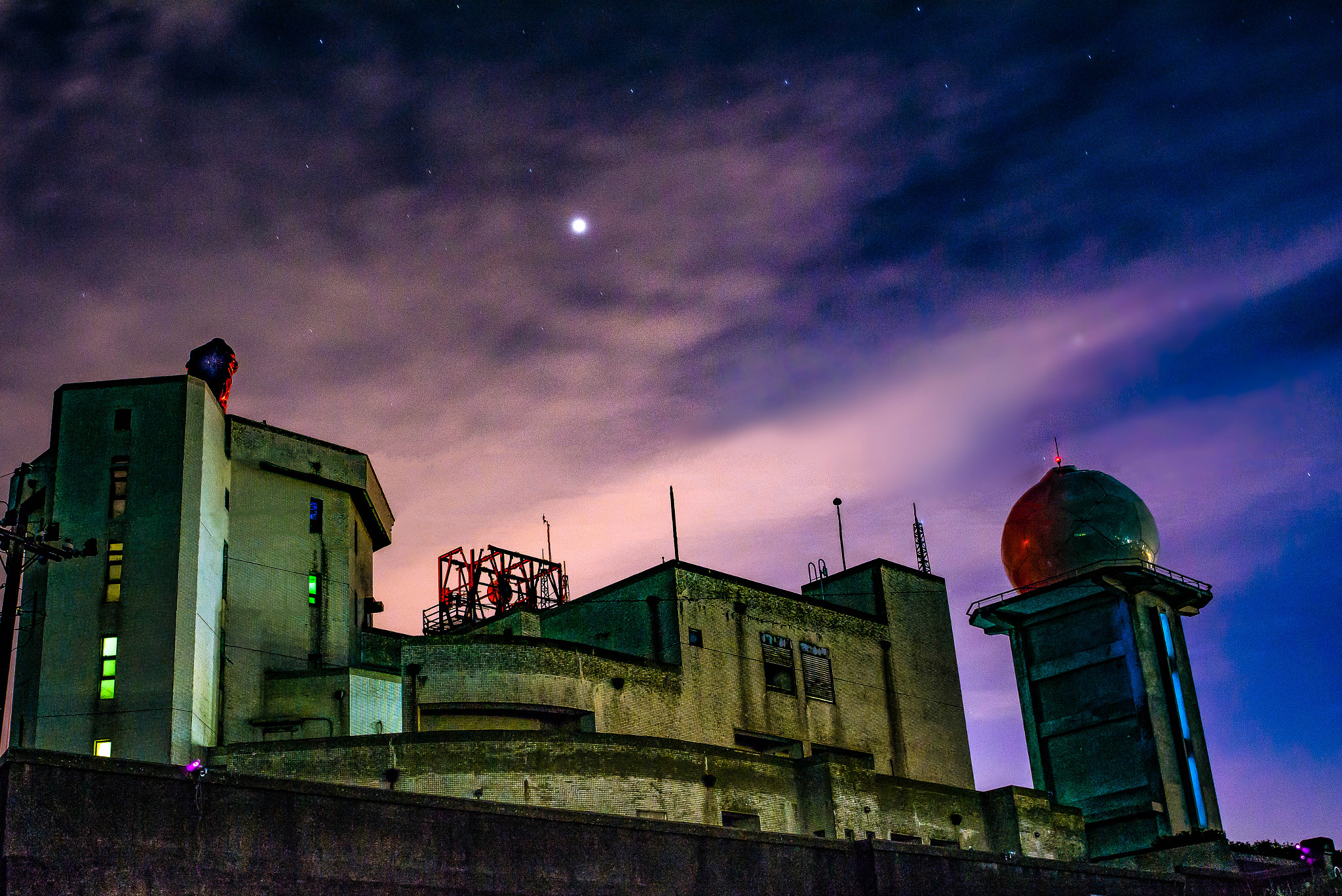 Nikon D7100 + Nikon AF-S Nikkor 24mm F1.8G ED sample photo. Taipei ruifang weather radar photography