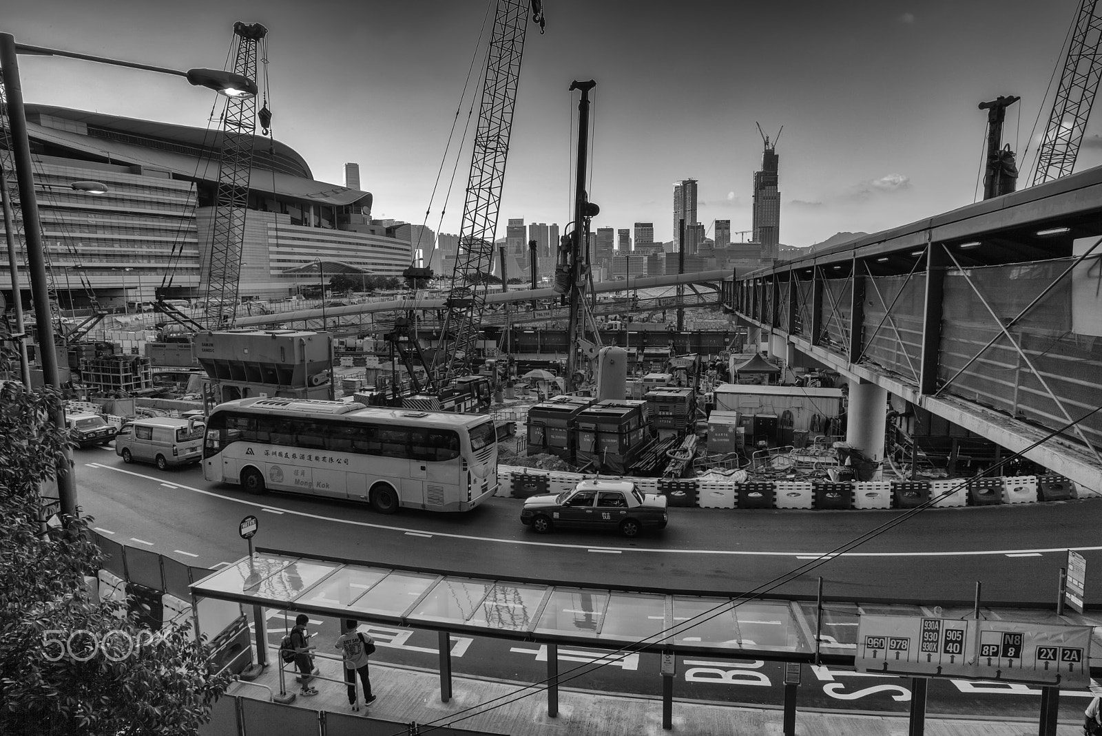Leica Super-Elmar-M 21mm F3.4 ASPH sample photo. Wanchai under construction photography
