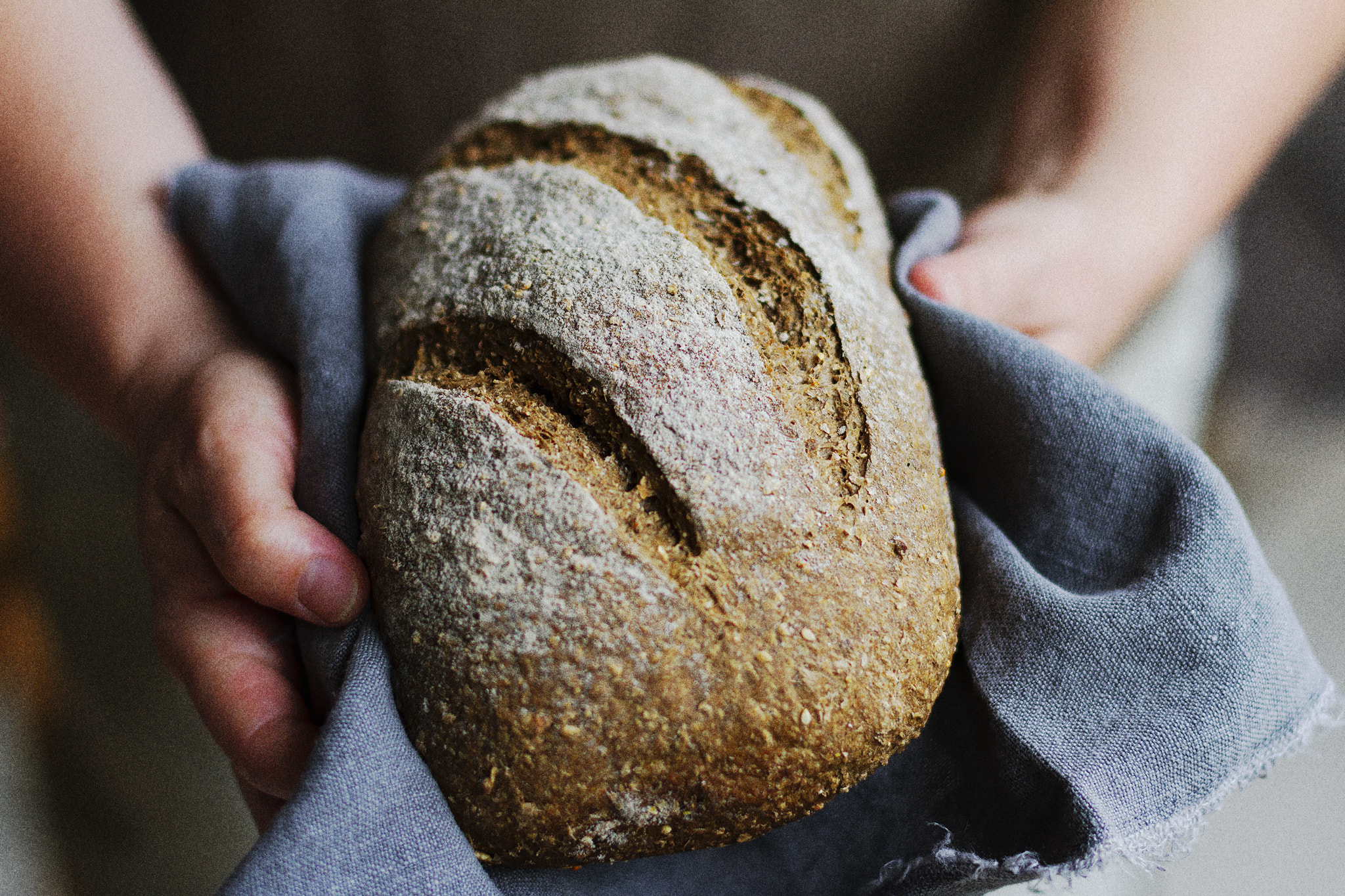 Canon EOS 7D + Canon EF 50mm F1.4 USM sample photo. Black forest bread photography