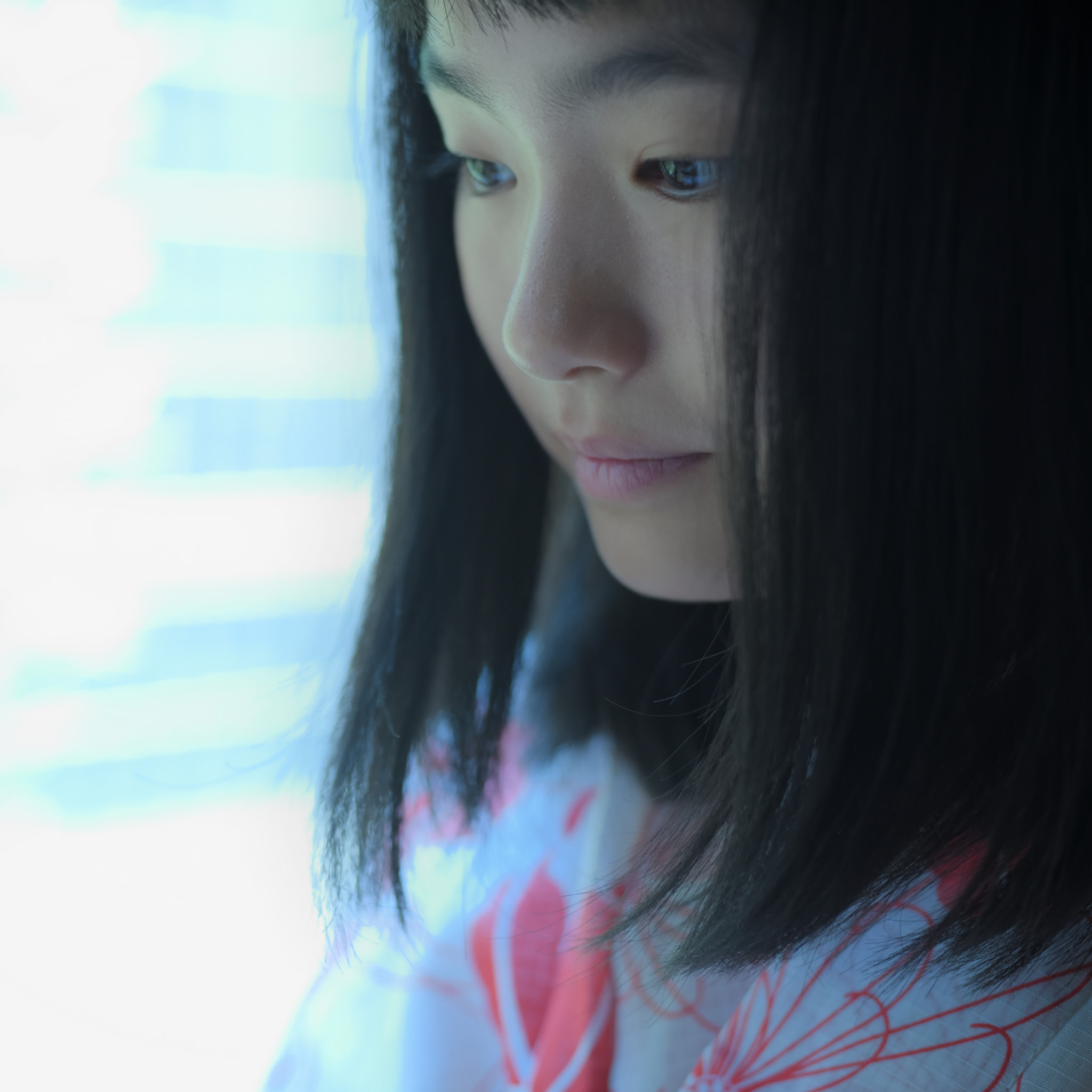 Nikon D750 + Voigtlander Nokton 58mm F1.4 SLII sample photo. Yukata girl photography