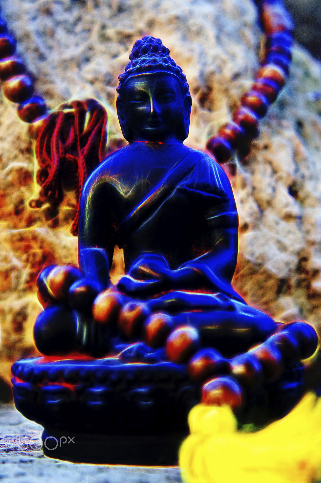 Samsung NX1100 + Samsung NX 20-50mm F3.5-5.6 ED sample photo. Buddha altar (illuminated) photography