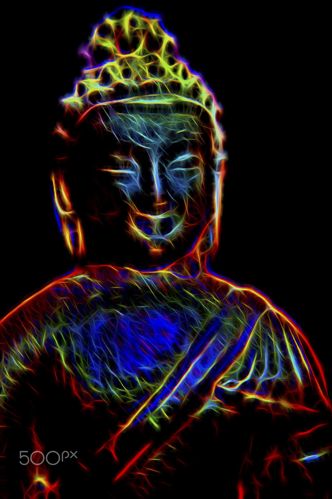 Samsung NX 20-50mm F3.5-5.6 ED sample photo. Buddha (illuminated) photography