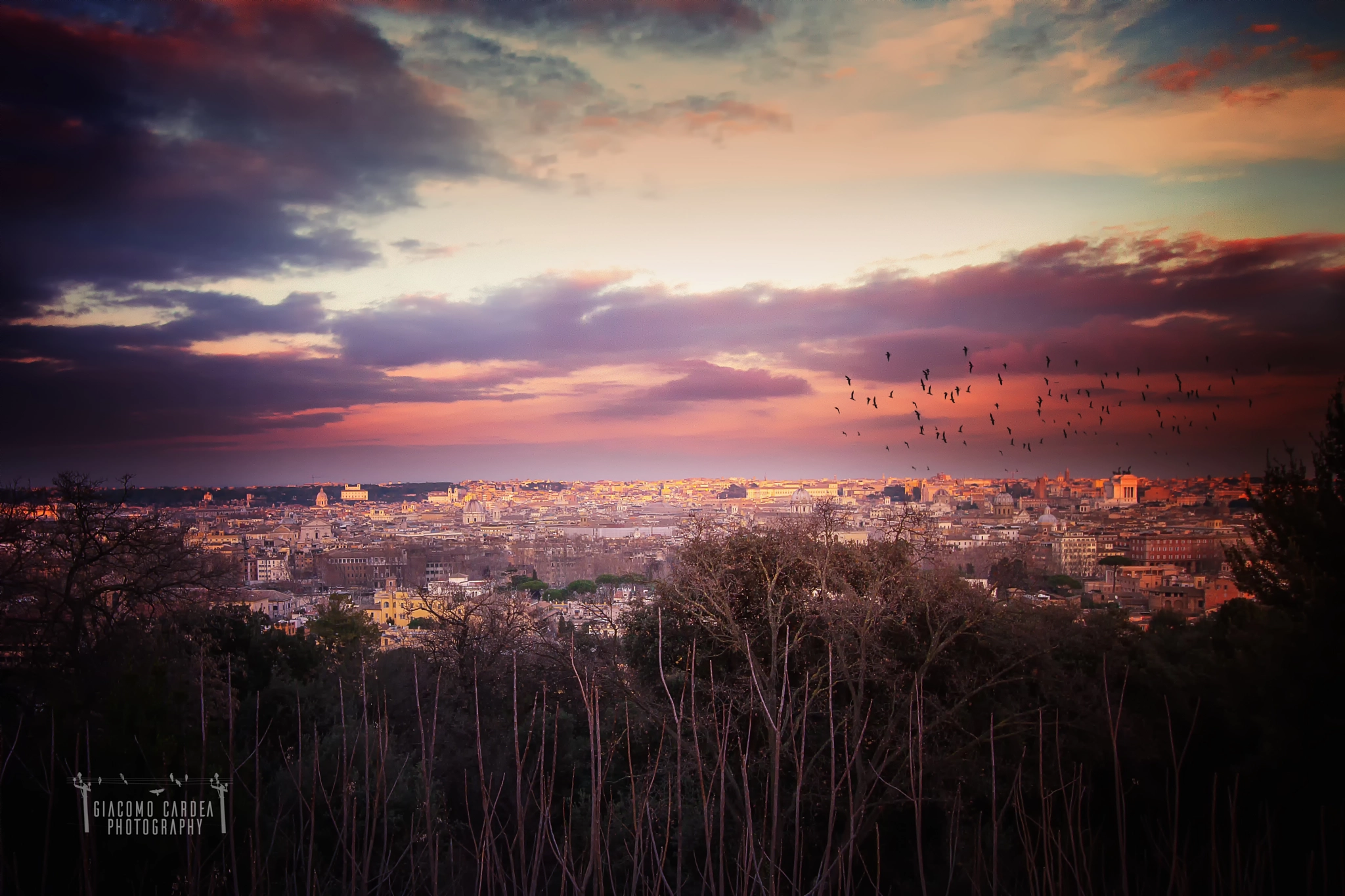 Canon EF-S 10-18mm F4.5–5.6 IS STM sample photo. Tramonto al gianicolo photography