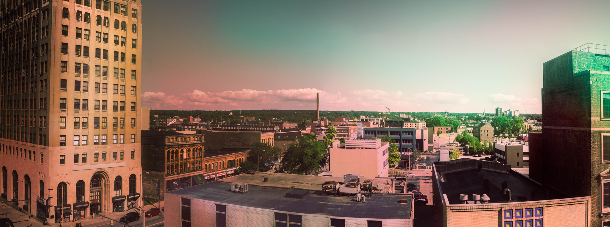 Nikon D750 + Samyang 35mm F1.4 AS UMC sample photo. Erie pennsylvania view from the hotel photography