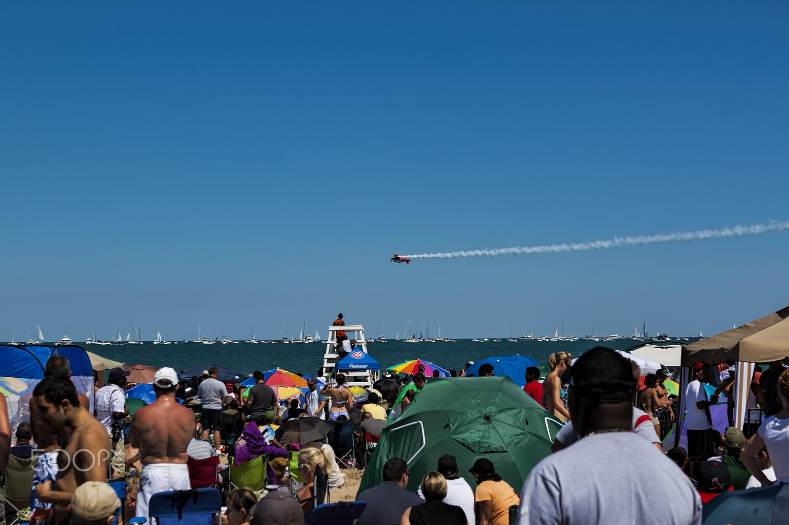 Canon EOS 500D (EOS Rebel T1i / EOS Kiss X3) + Canon EF 24-70mm F2.8L USM sample photo. Air and water show chicago photography