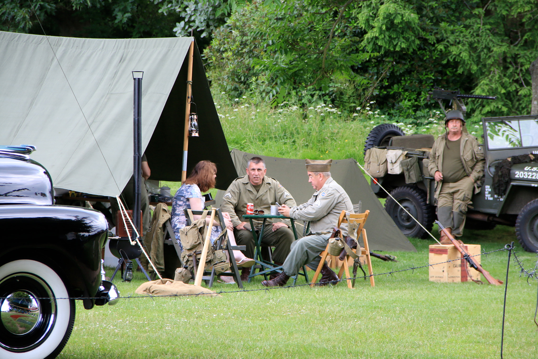 Sigma 18-125mm F3.8-5.6 DC OS HSM sample photo. Hever castle ww2 event photography