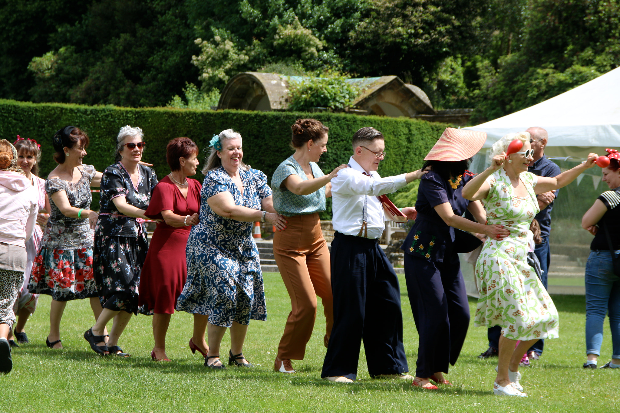 Sigma 18-125mm F3.8-5.6 DC OS HSM sample photo. Hever castle ww2 event photography