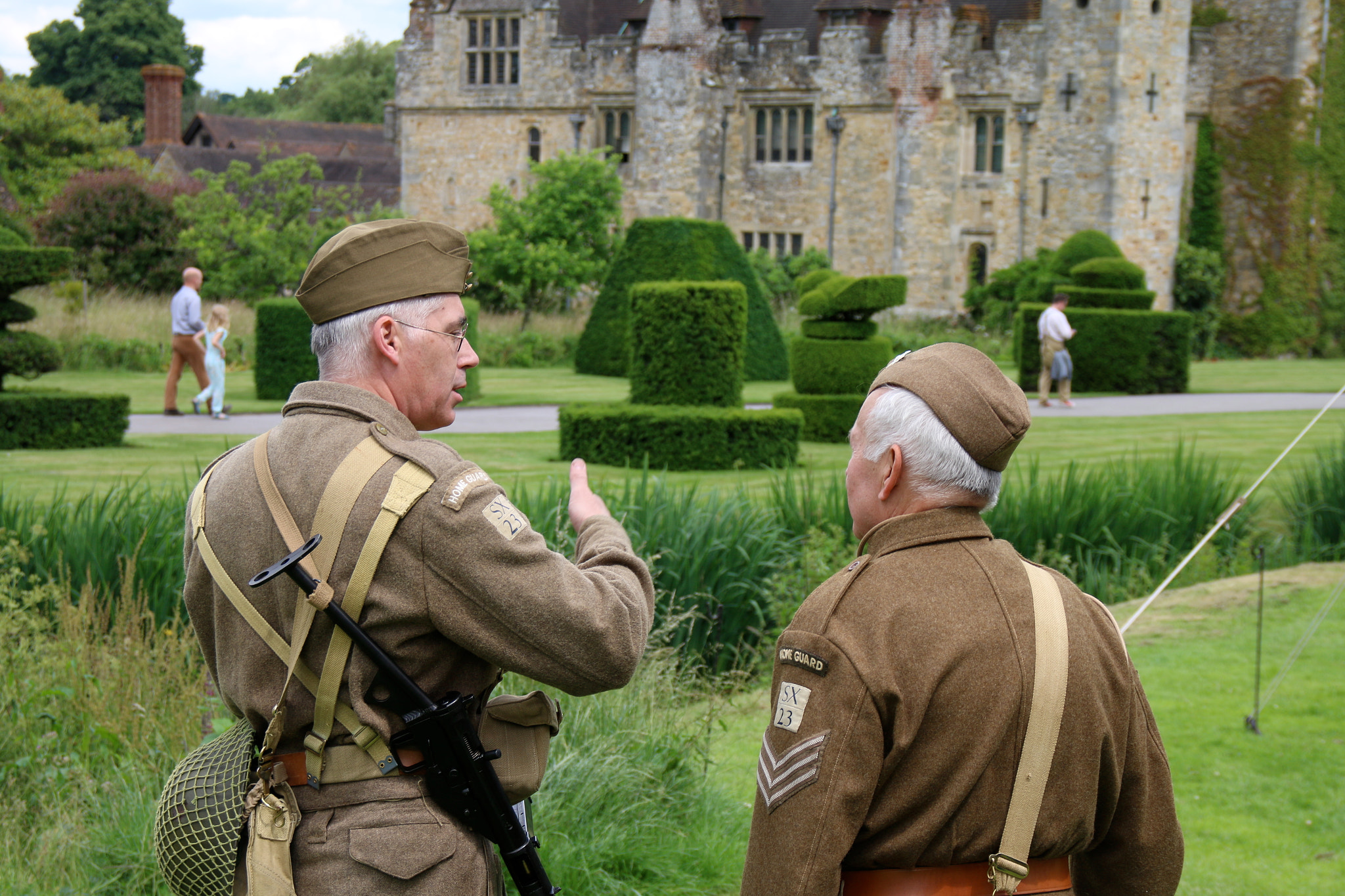 Sigma 18-125mm F3.8-5.6 DC OS HSM sample photo. Hever castle ww2 event photography