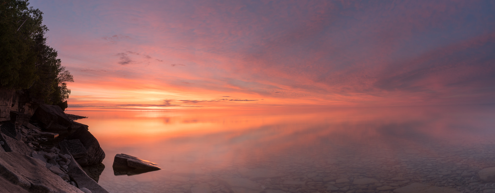 Sony a7R II + Sony 20mm F2.8 sample photo. Dyer's bay sunrise photography