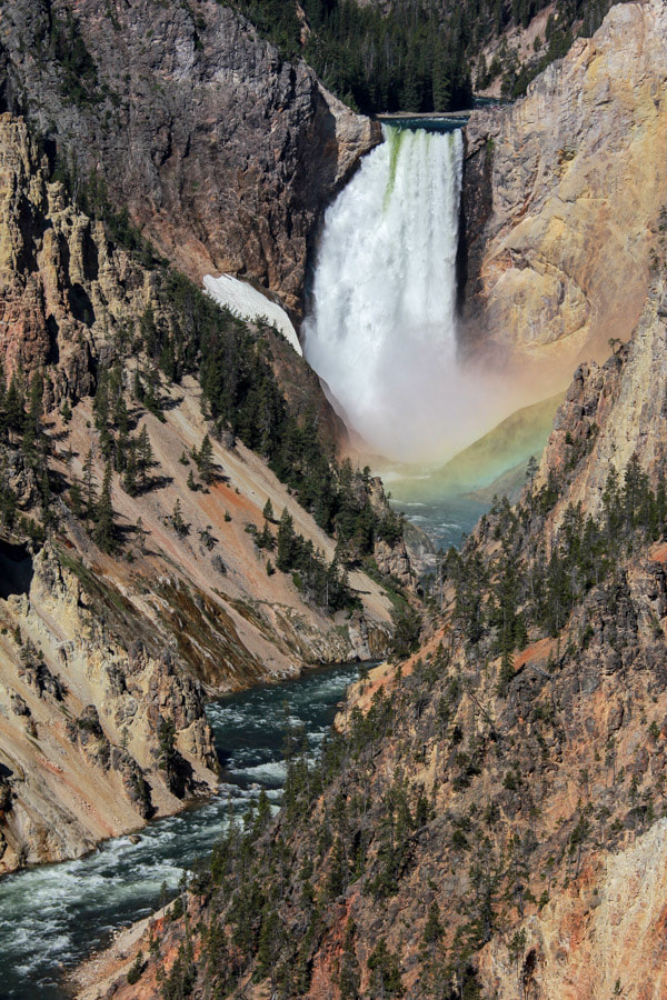 Canon EF 70-200mm F4L IS USM sample photo. Yellowstone national park photography