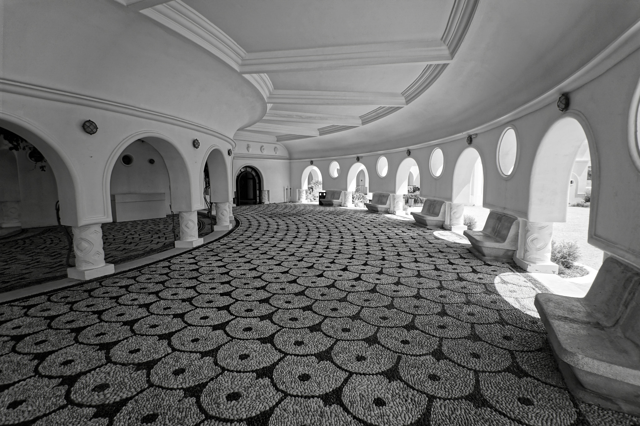 Sony a6300 + Sony E 10-18mm F4 OSS sample photo. Kallithea springs arches photography