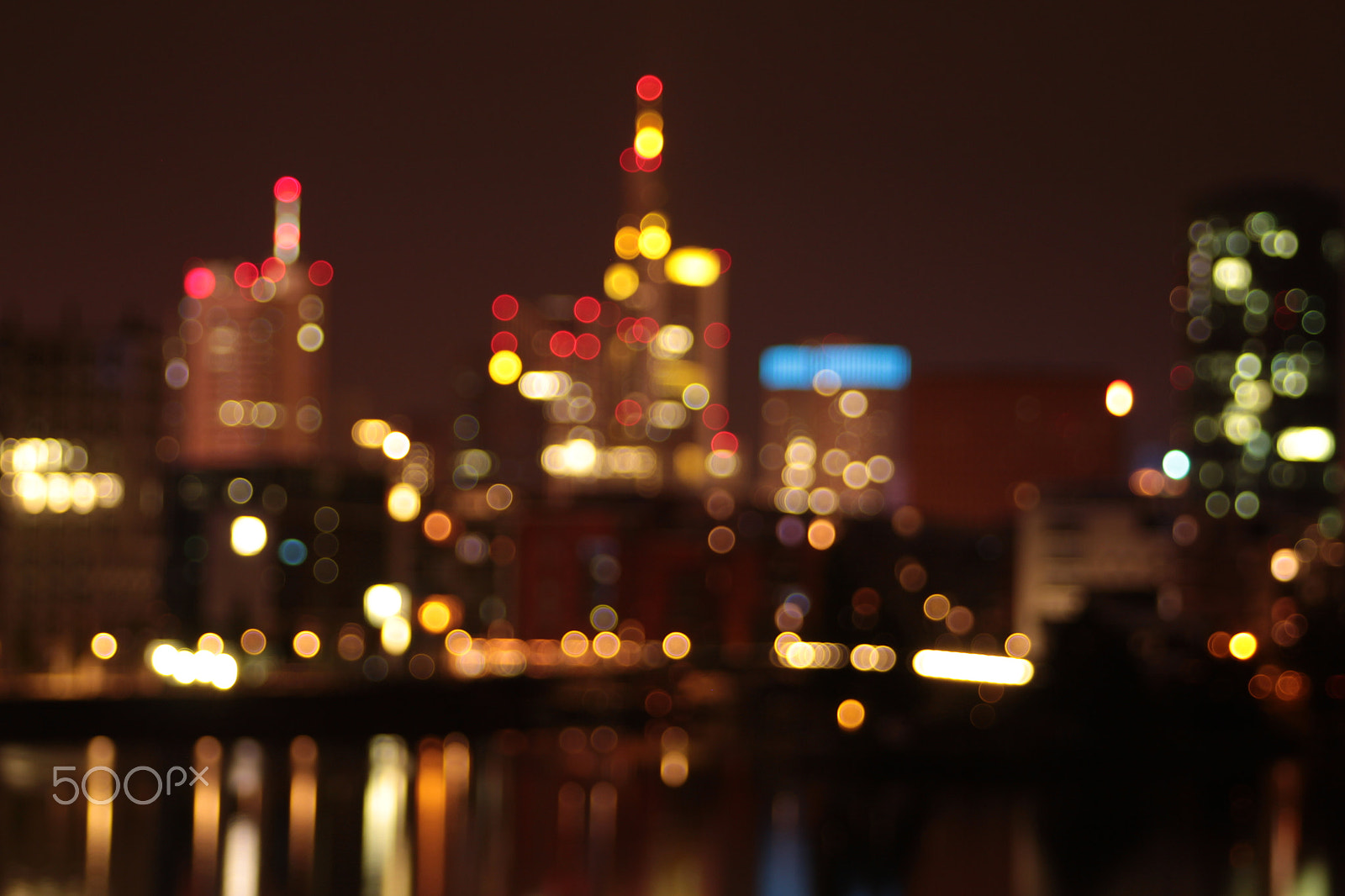 Canon EF 28-80mm f/3.5-5.6 sample photo. Frankfurt at night photography
