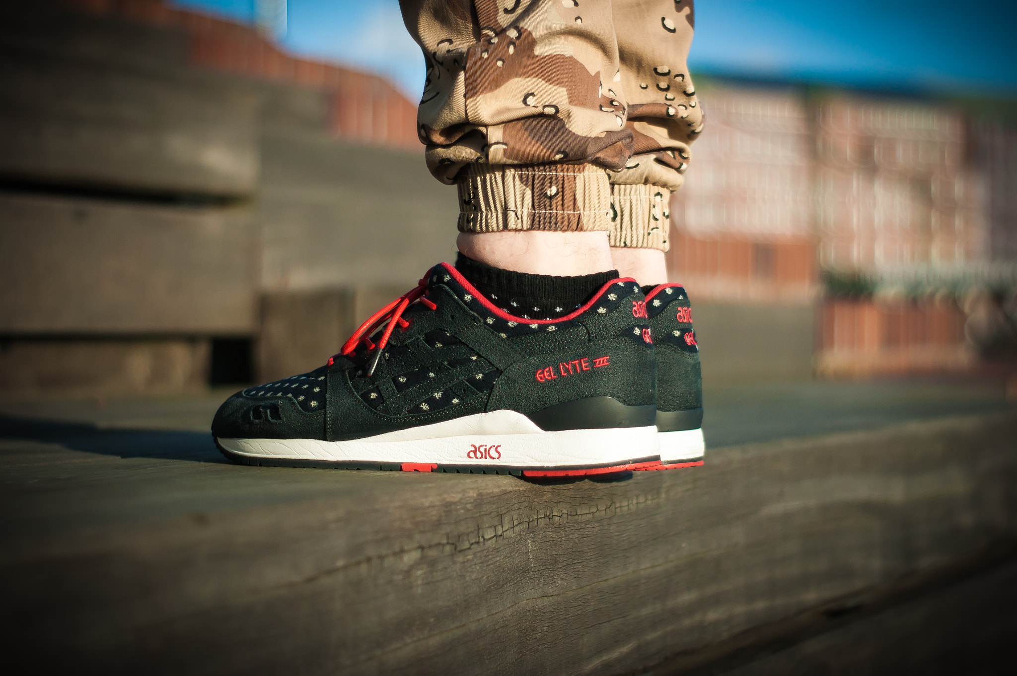 Sony Alpha DSLR-A290 + Minolta AF 50mm F1.7 New sample photo. Asics gel lyte 3 x bait "nippon blues" photography